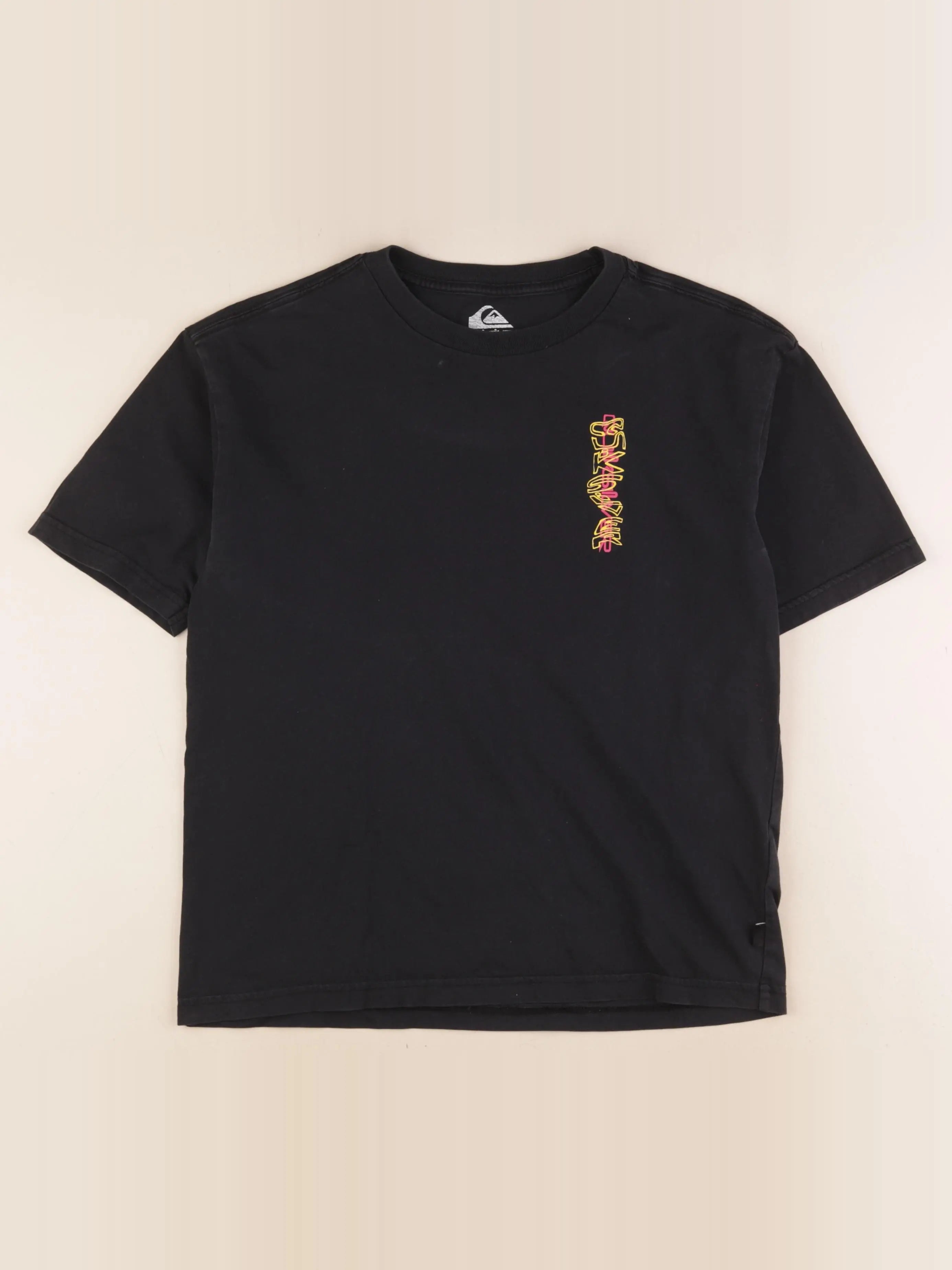 Quiksilver - tee-shirt imprimé au dos noir - 12 ans