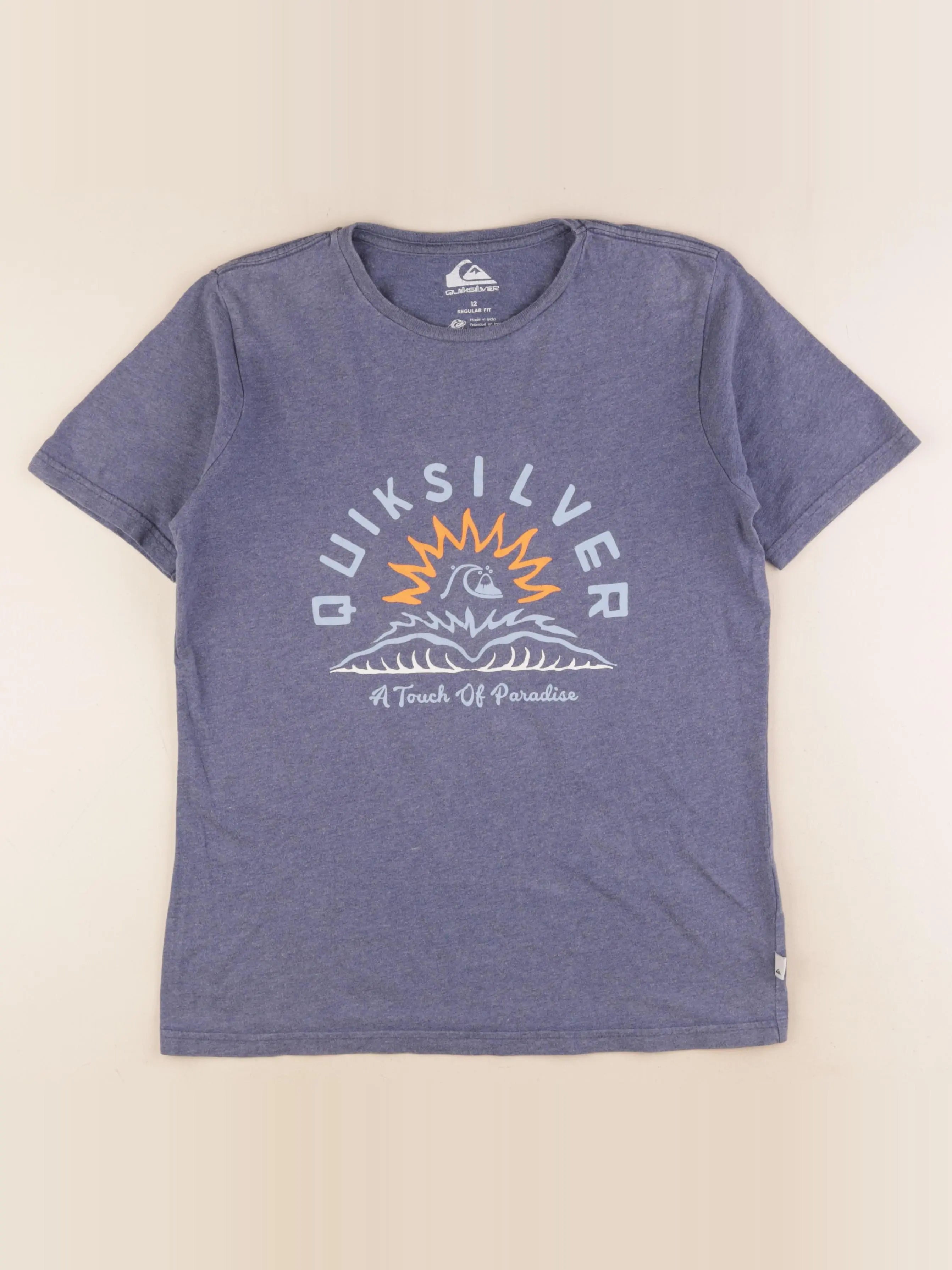 Quiksilver - tee-shirt bleu - 12 ans