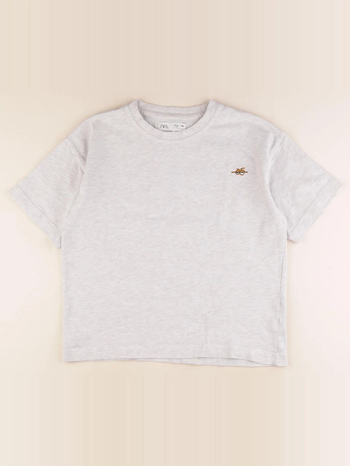 Zara - tee-shirt gris - 11/12 ans