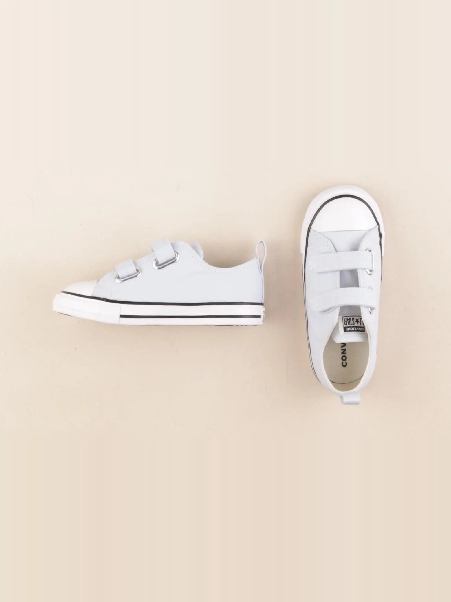 Converse - tennis à scratch/ lacets bleu - pointure 25