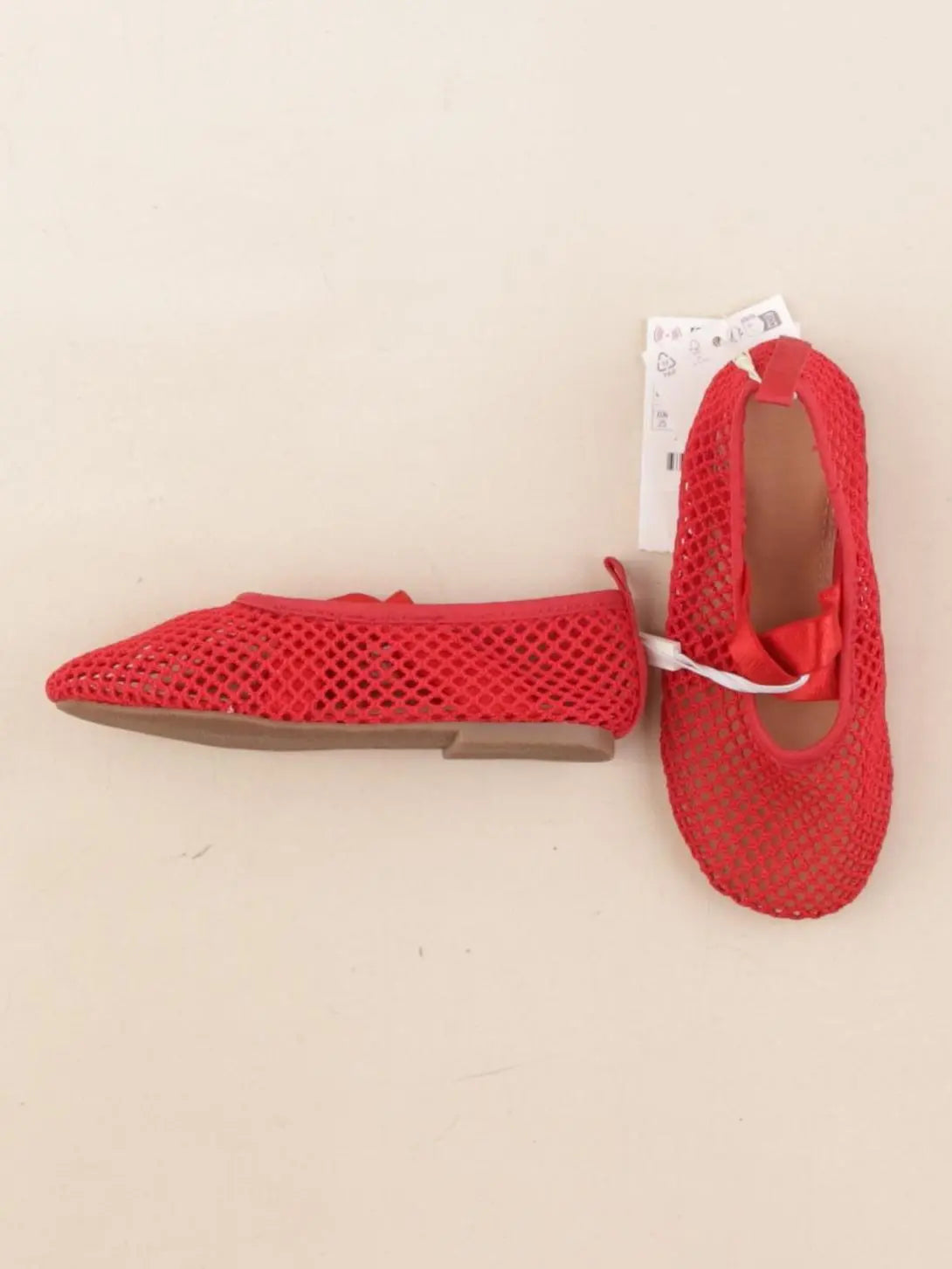 Zara - ballerines rouge - pointure 25