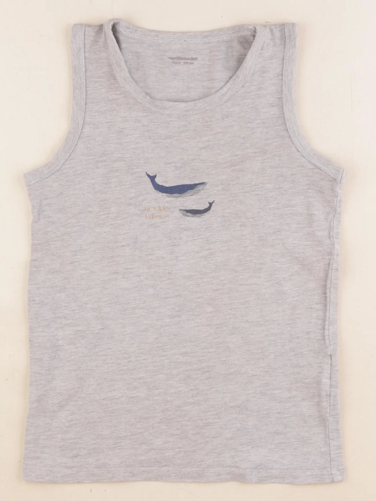 Vertbaudet - maillot de corps gris - 8 ans