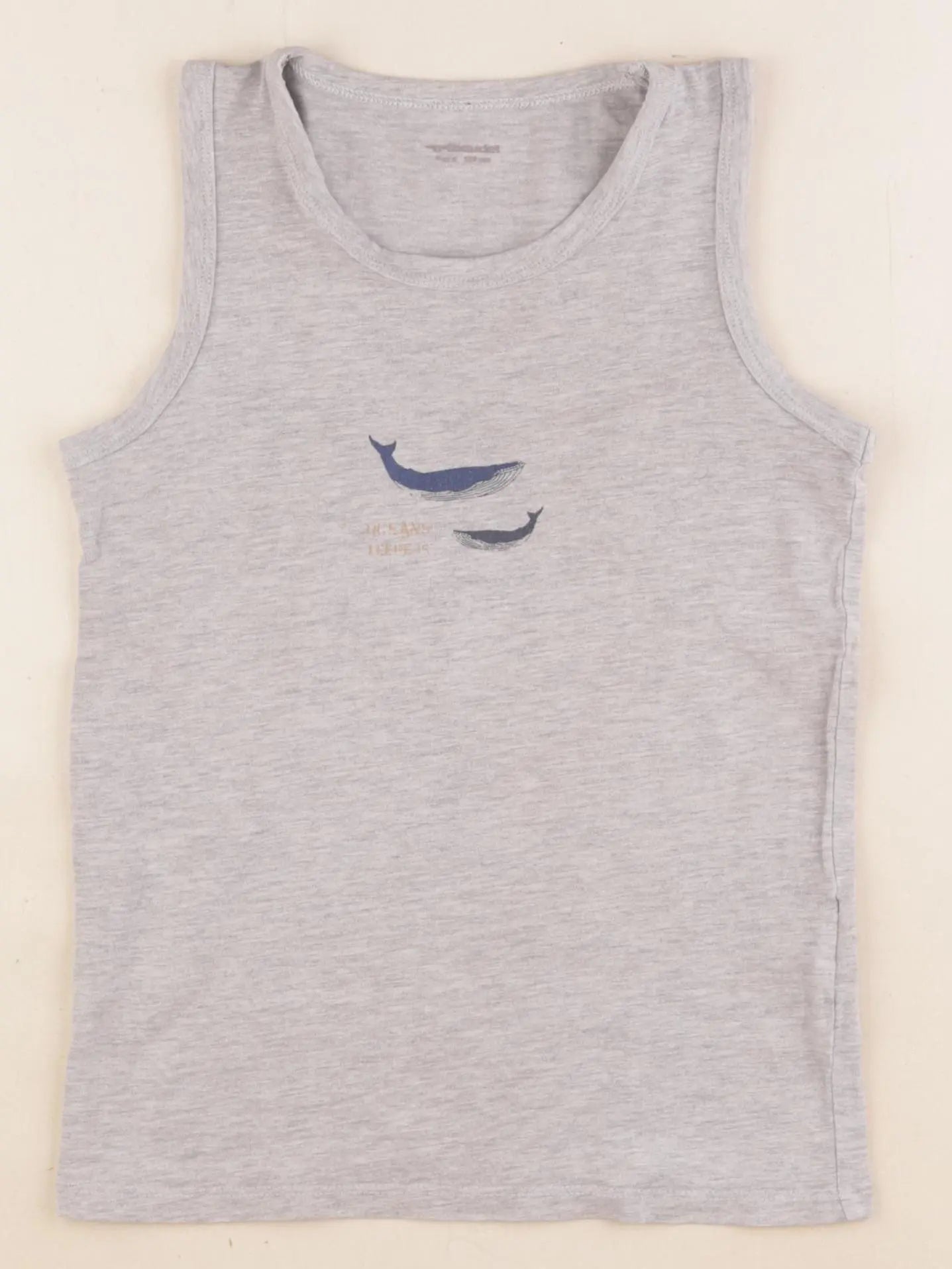 Vertbaudet - maillot de corps gris - 8 ans