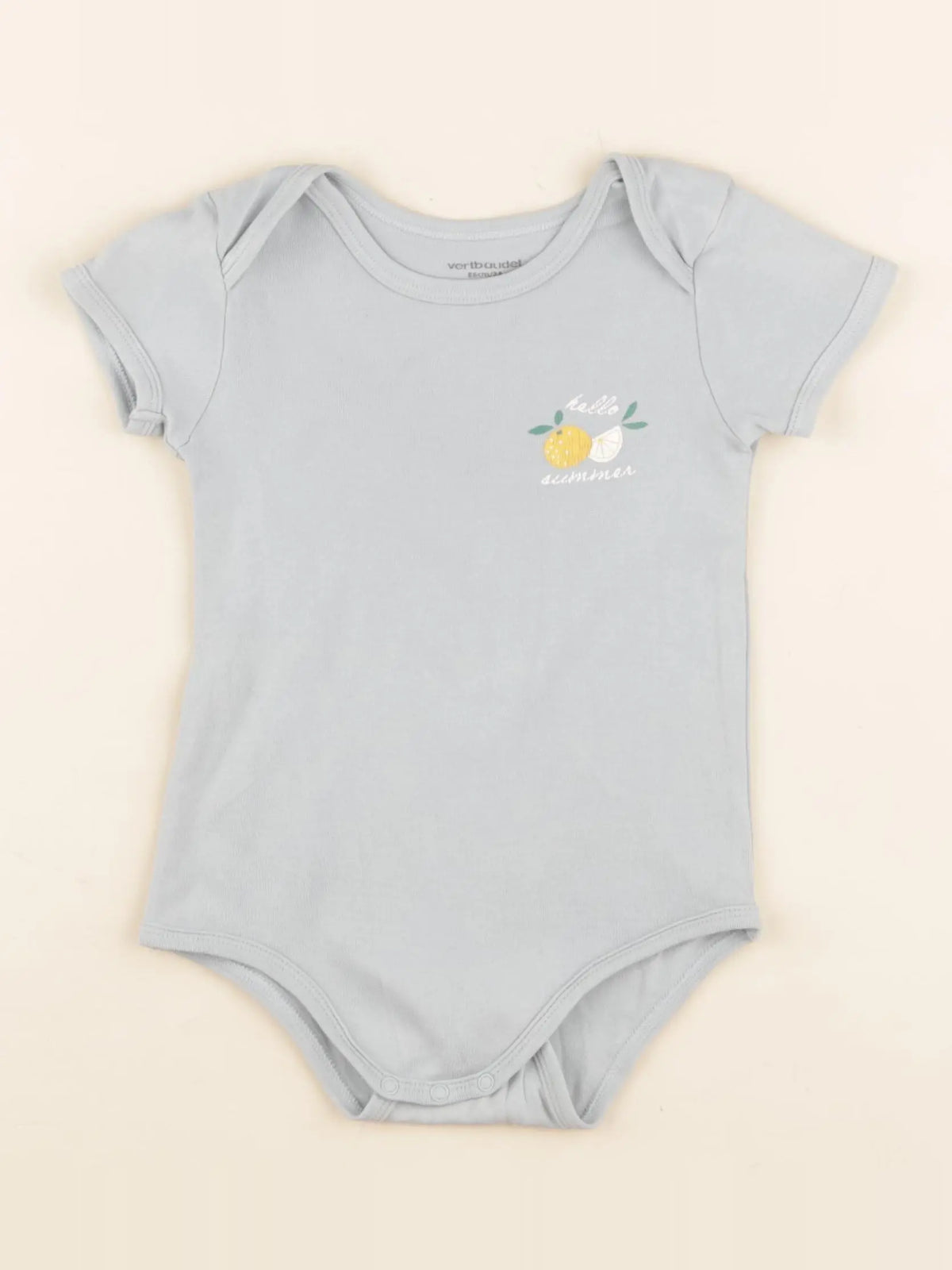 Vertbaudet - body bleu - 2 ans