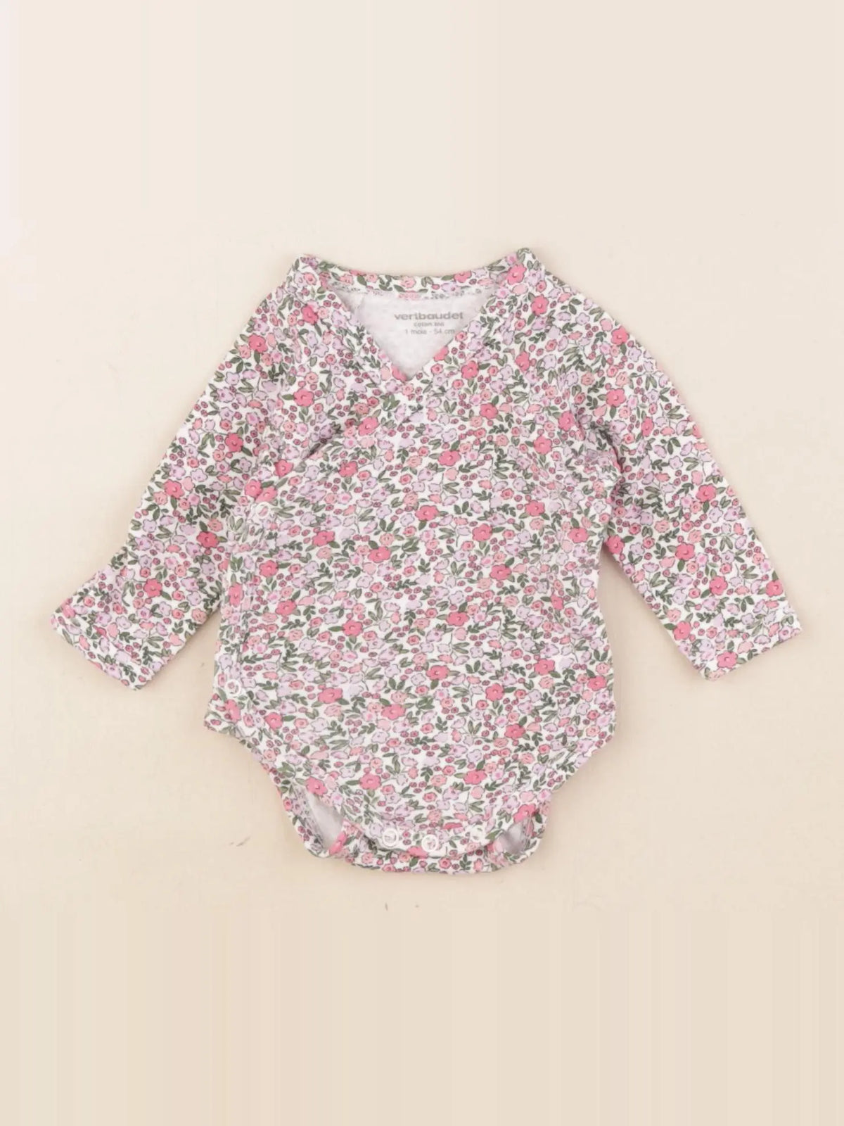 Vertbaudet - body multicolore - 1 mois
