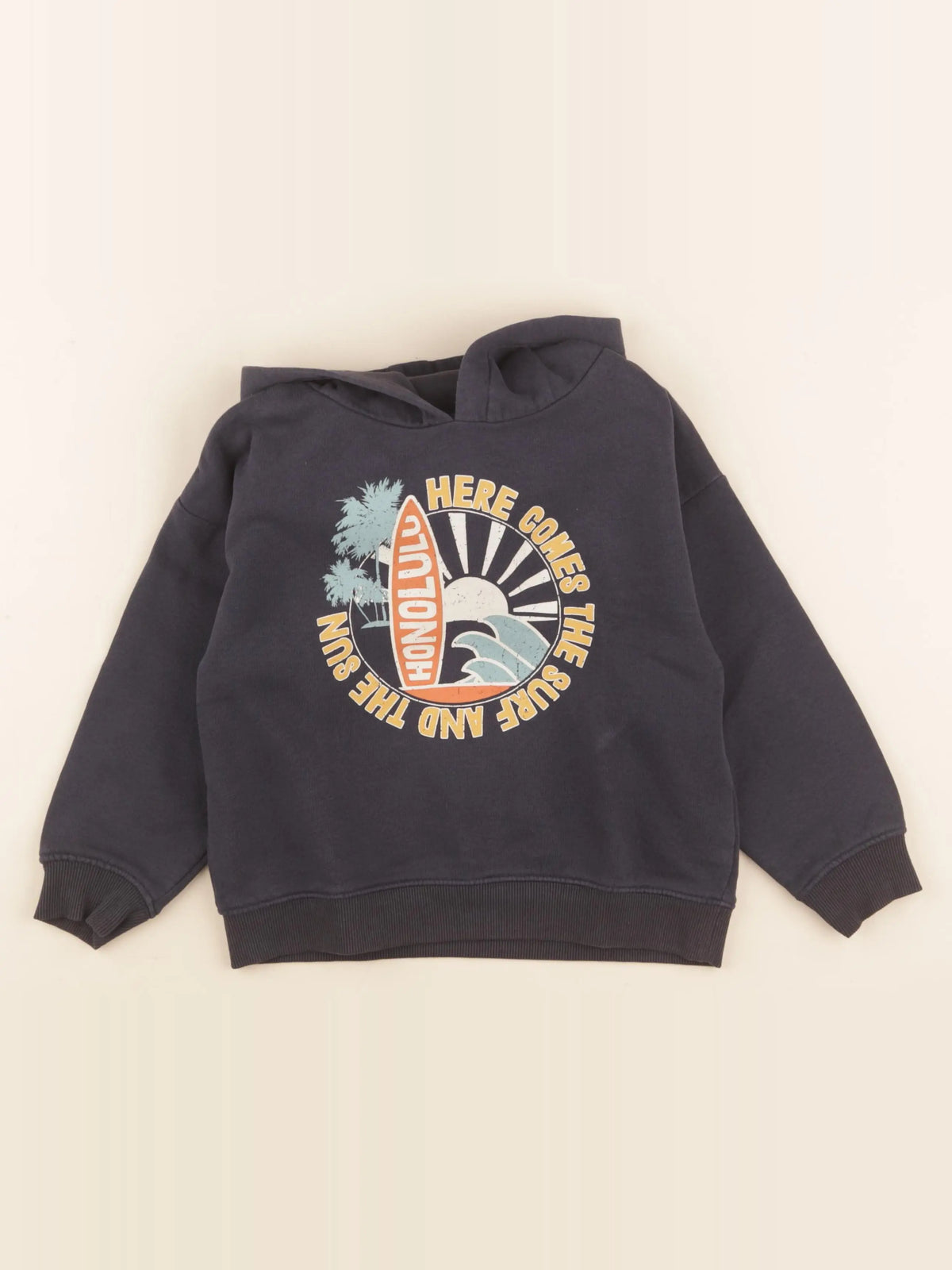 Vertbaudet - sweat bleu - 5 ans