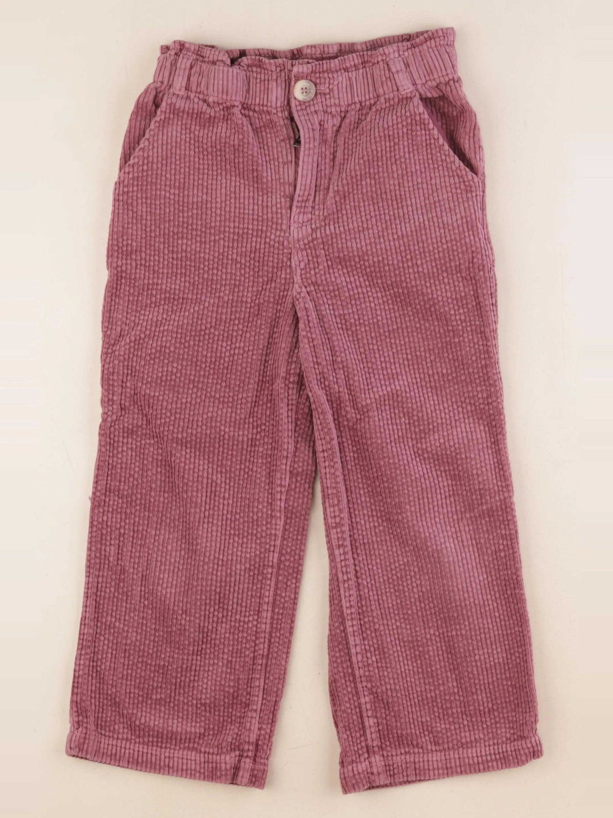 Vertbaudet - pantalon rouge - 7 ans