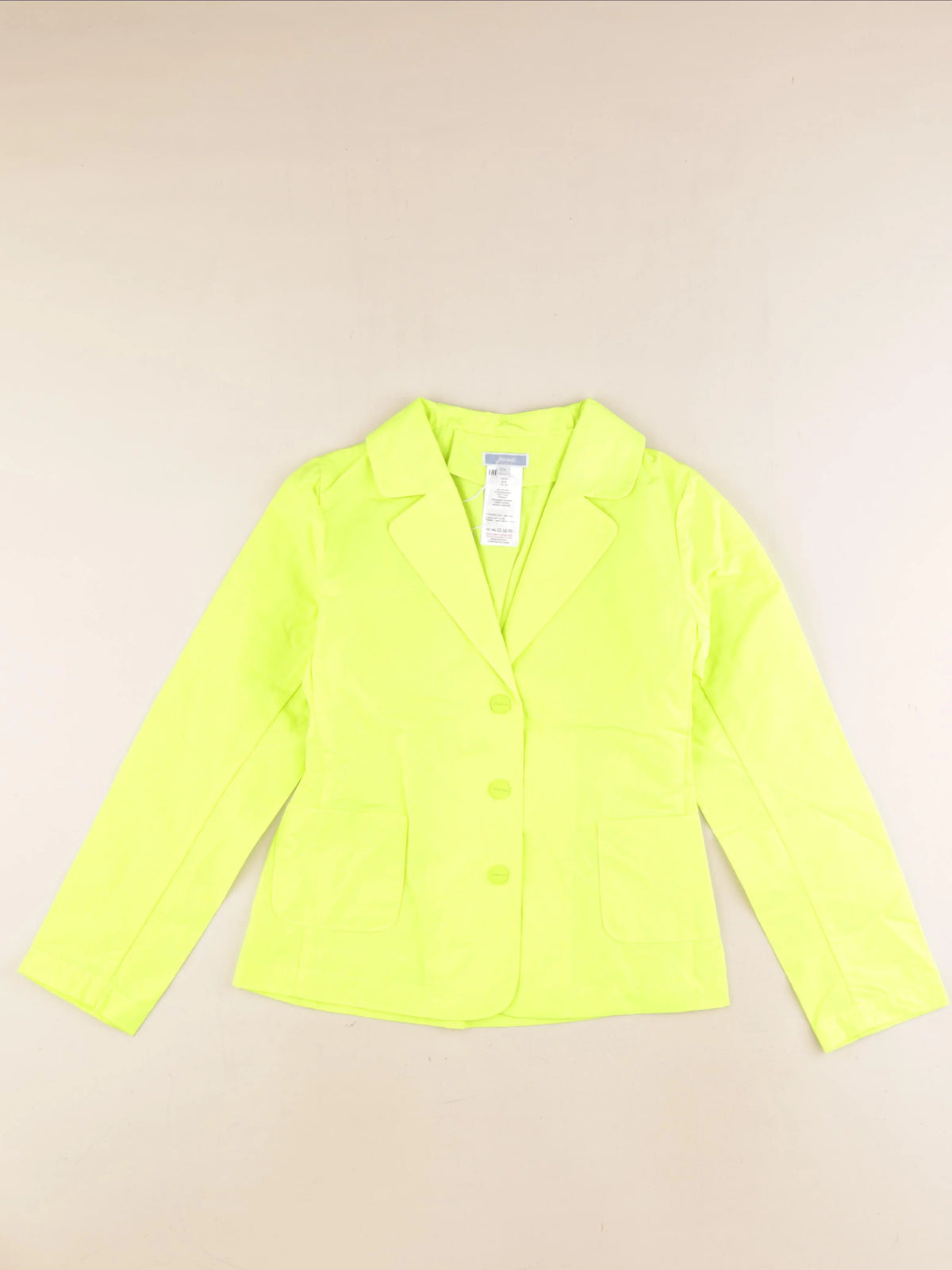Jacadi - veste jaune fluo - 10 ans