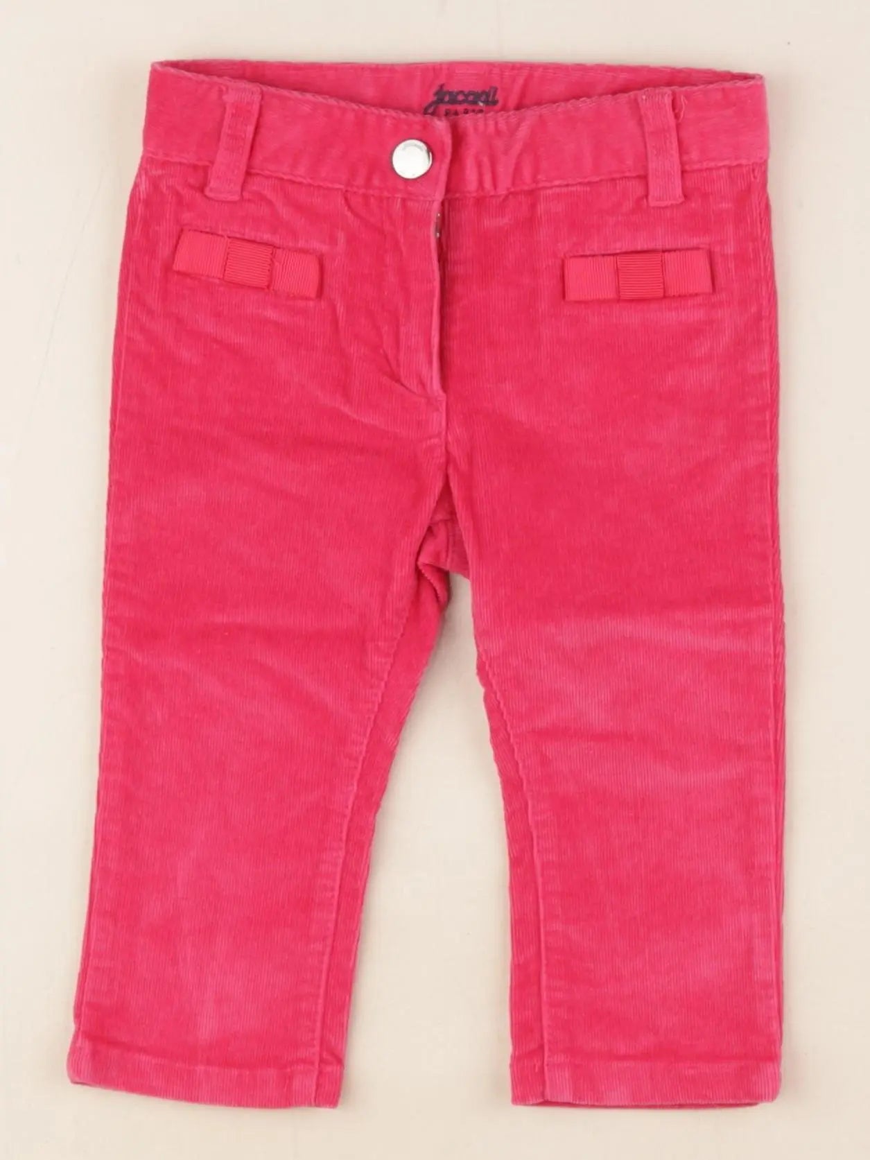 Jacadi - pantalon rose - 12 mois