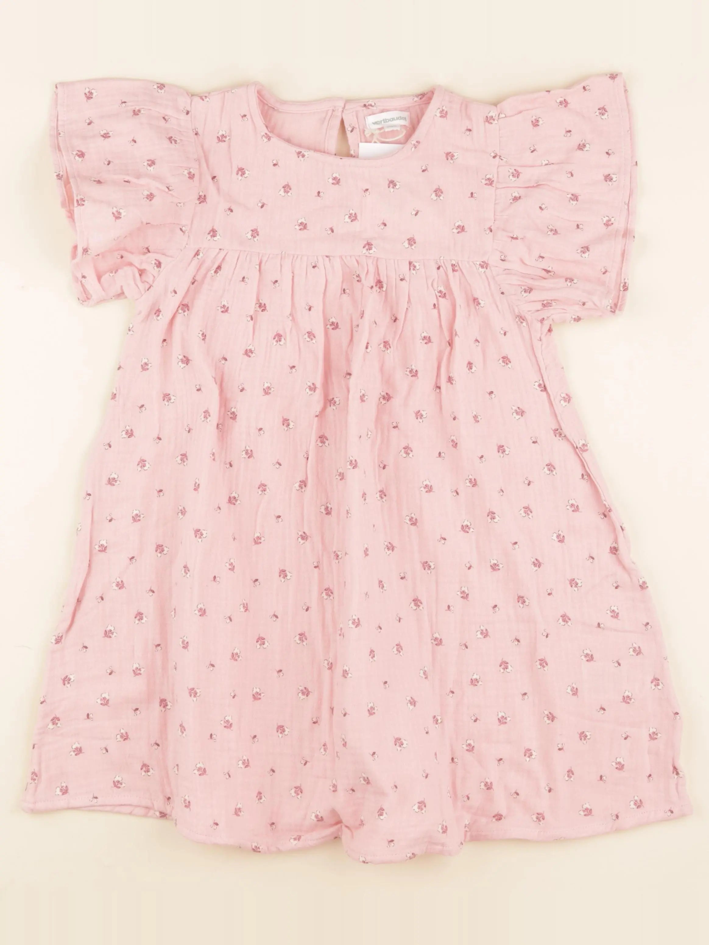 Vertbaudet - robe rose - 7 ans