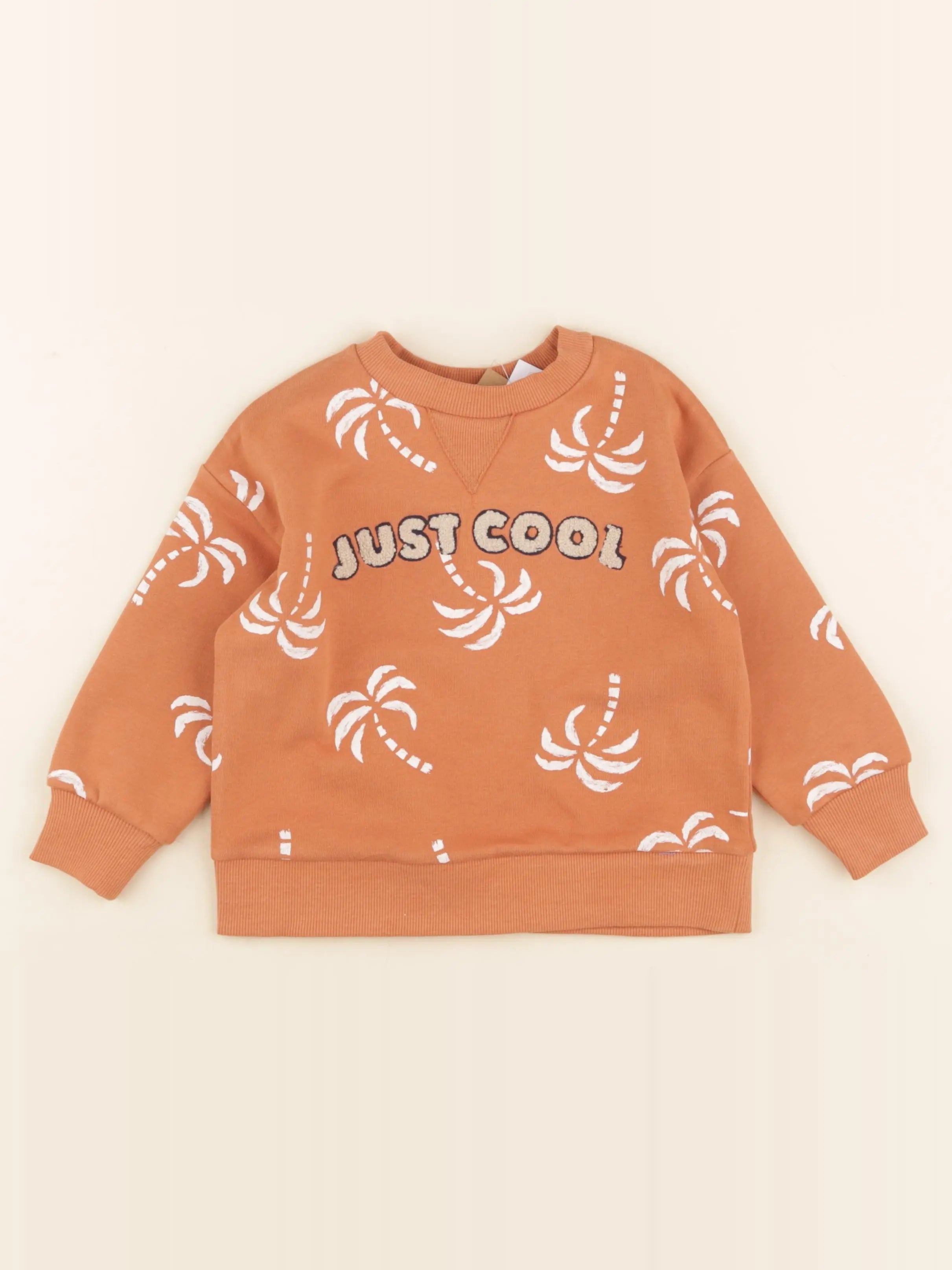 Vertbaudet - sweat marron - 3 ans
