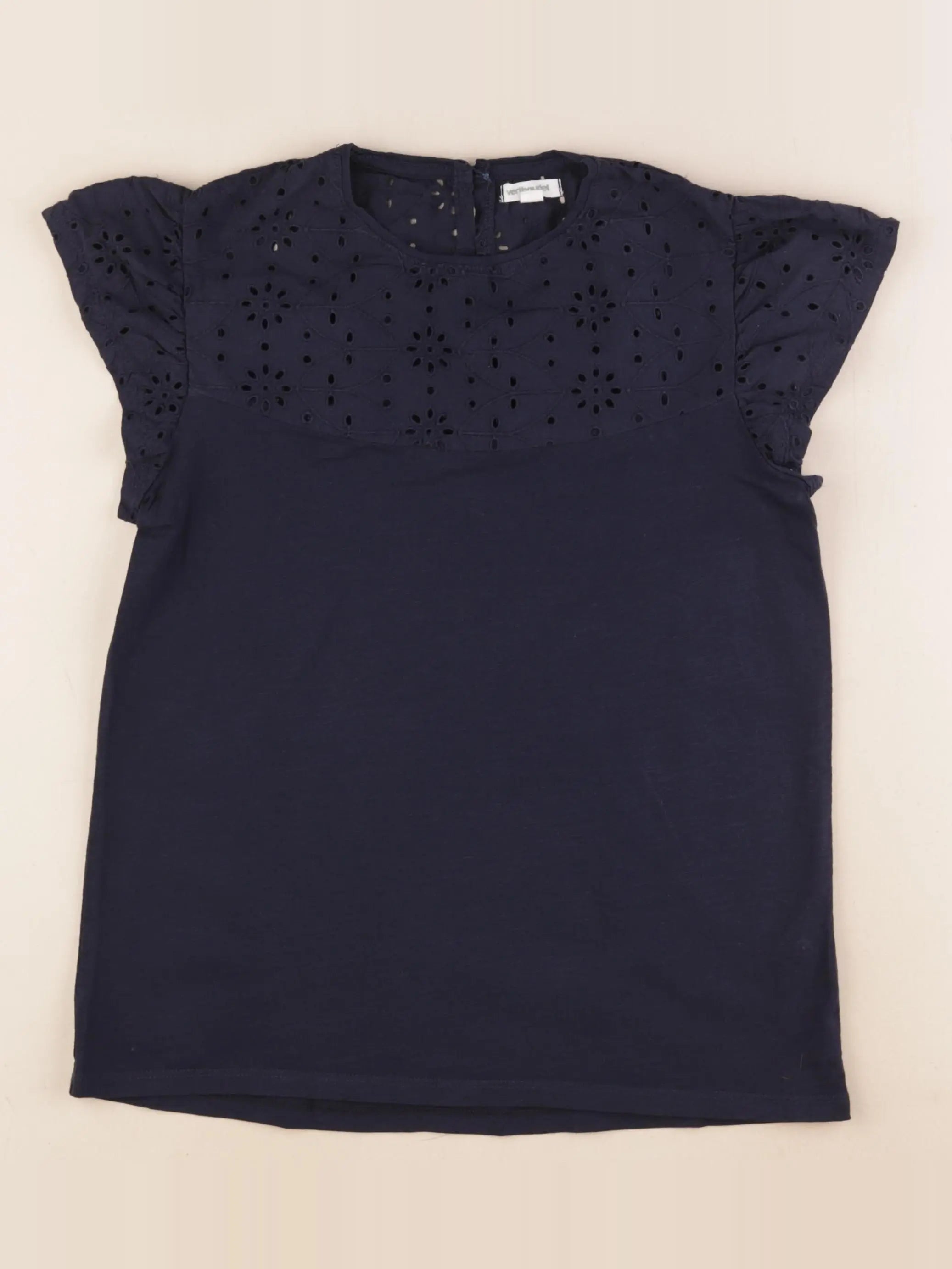 Vertbaudet - tee-shirt bleu - 14 ans