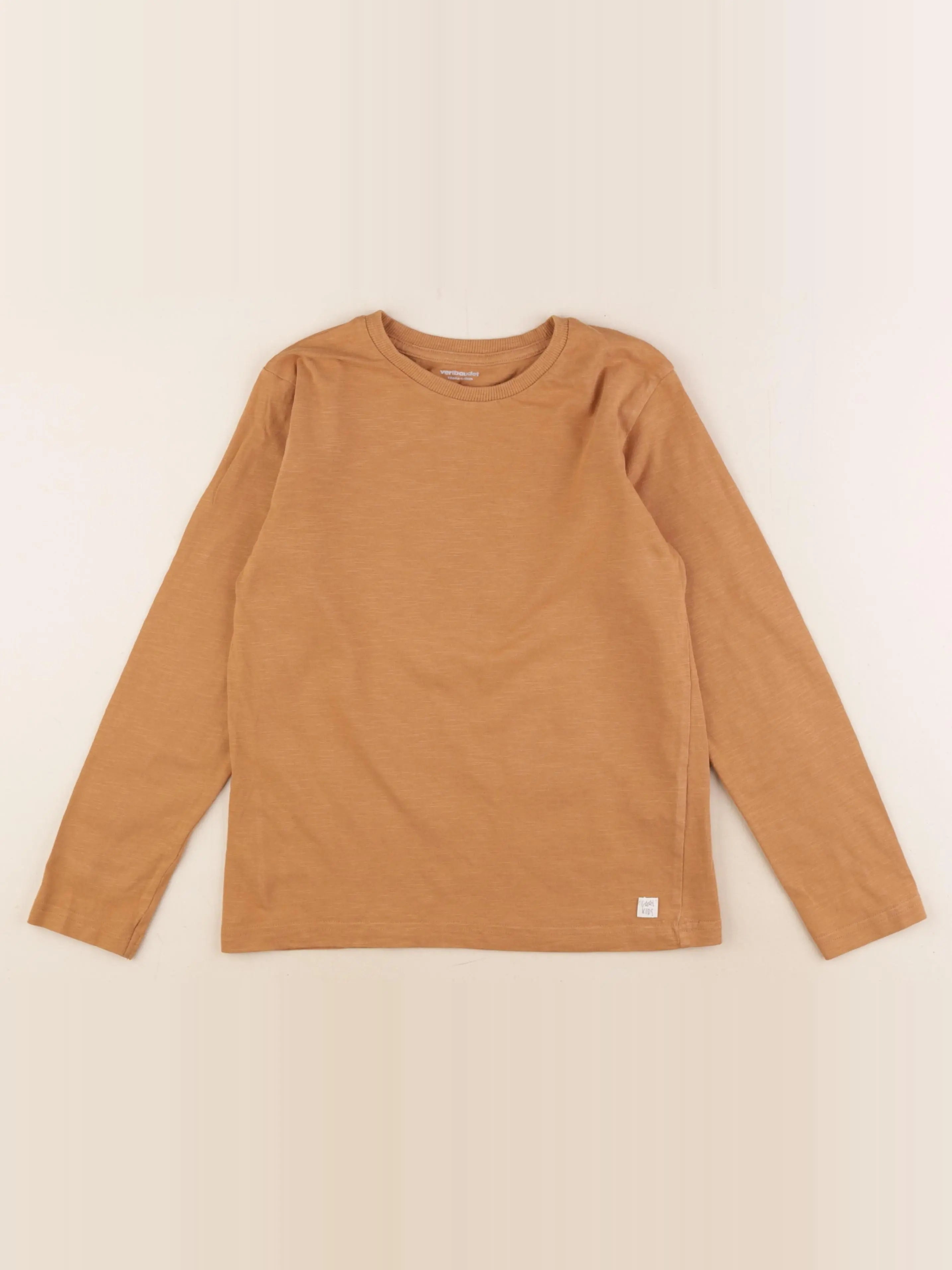 Vertbaudet - tee-shirt marron - 10 ans