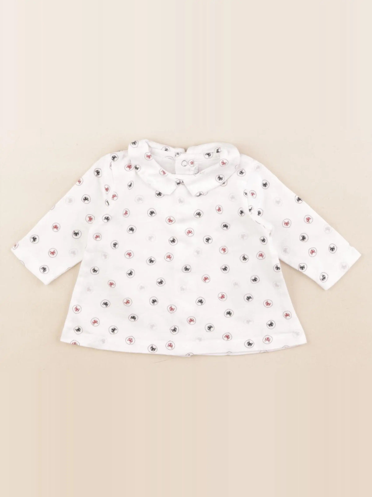 Boutchou - tee-shirt multicolore - 3 mois