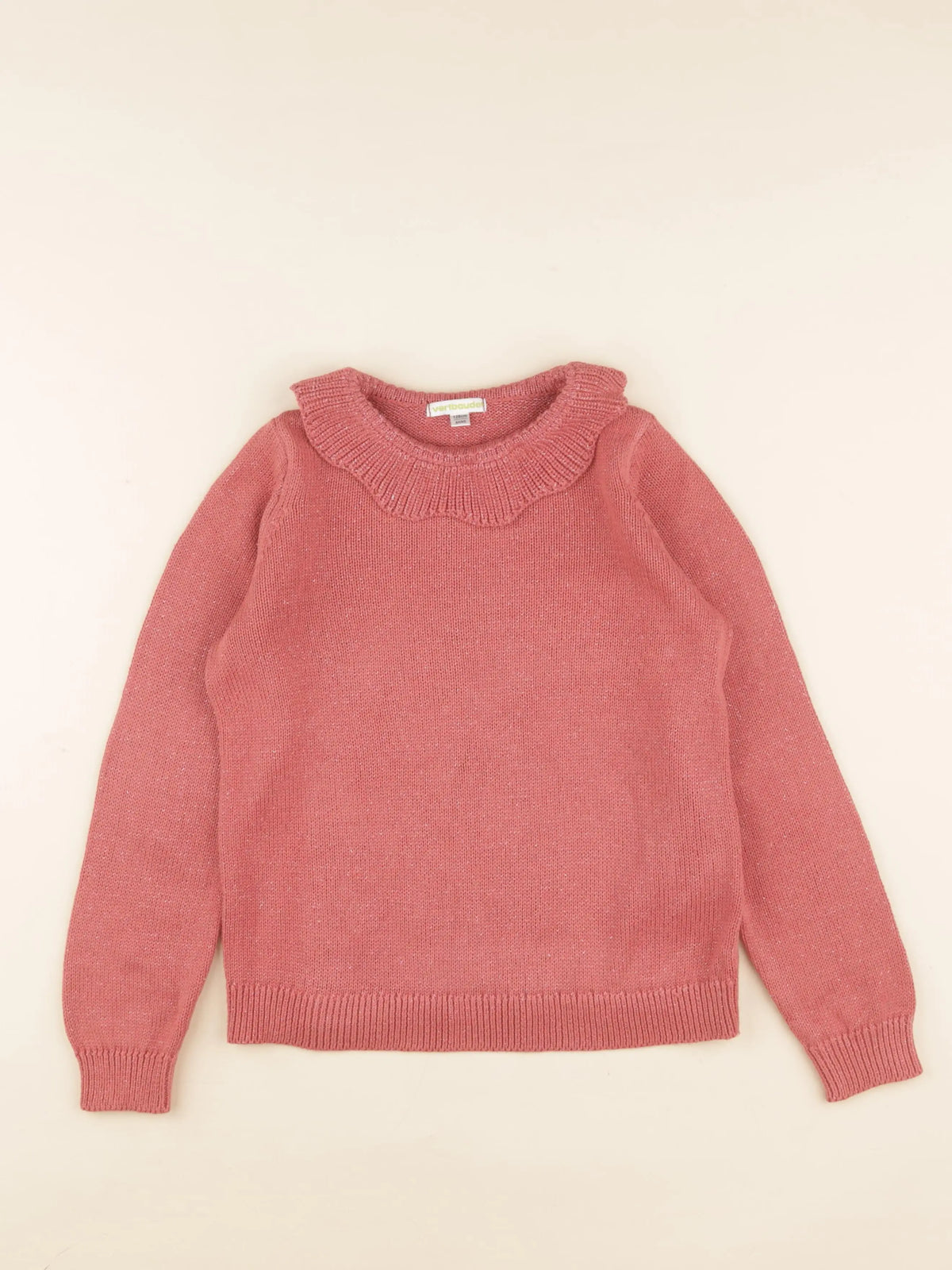 Vertbaudet - pull rose - 8 ans