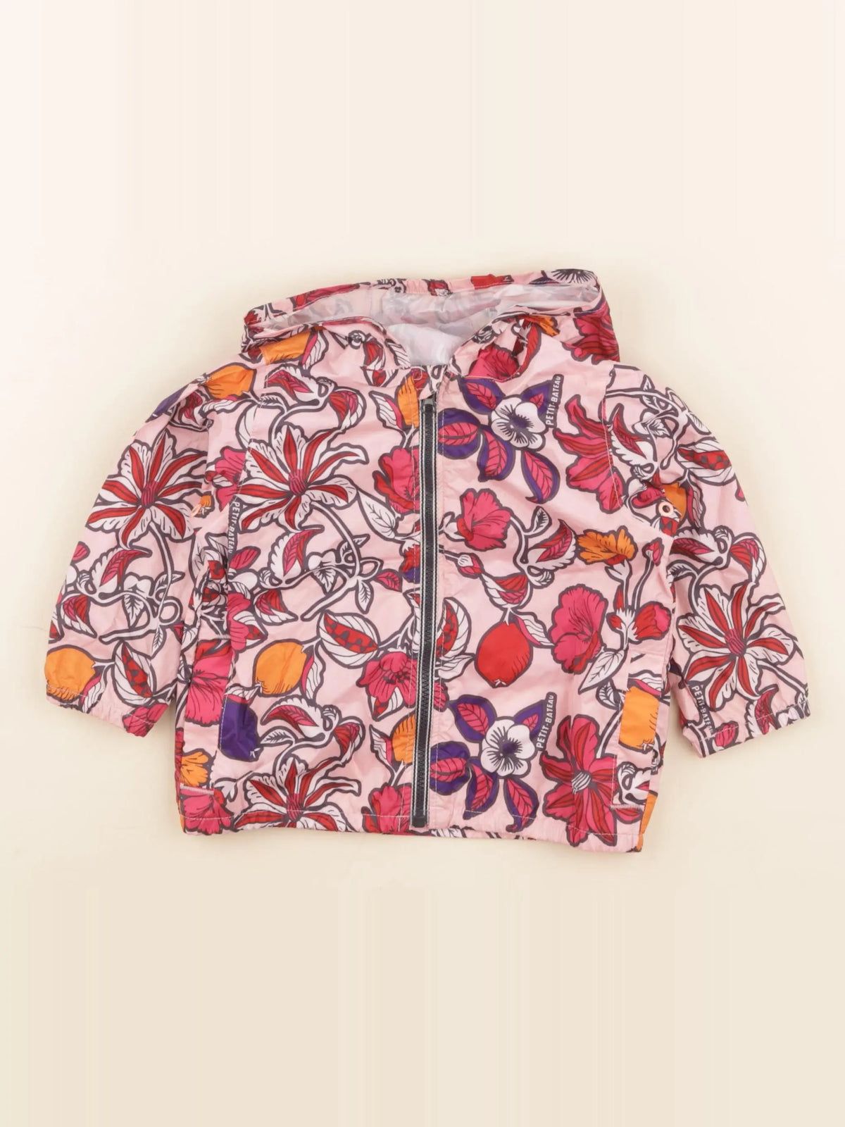 Petit Bateau - coupe-vent multicolore - 12 mois