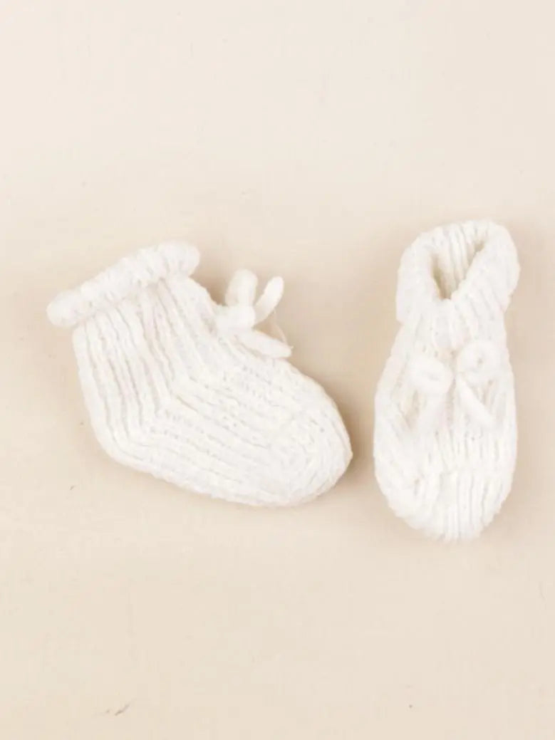 Vertbaudet - chaussons blanc - pointure 15
