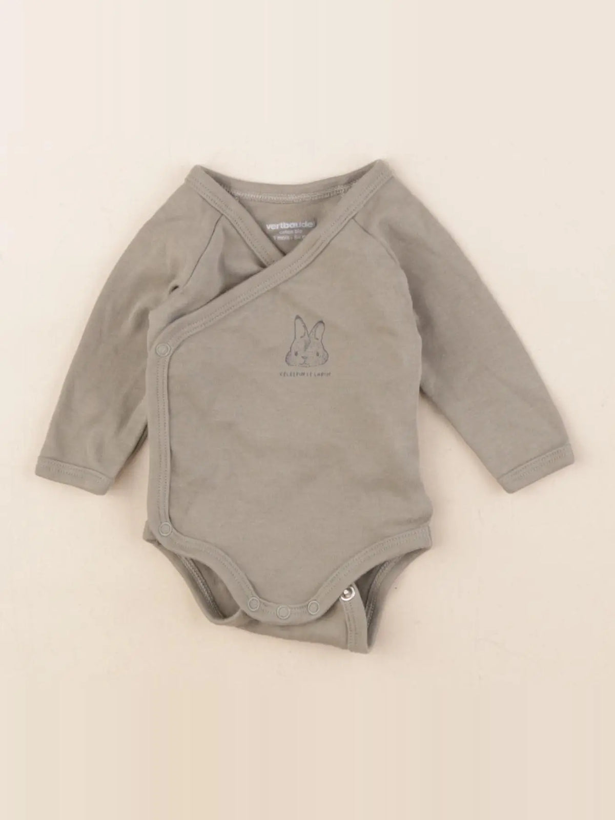 Vertbaudet - body vert - 1 mois