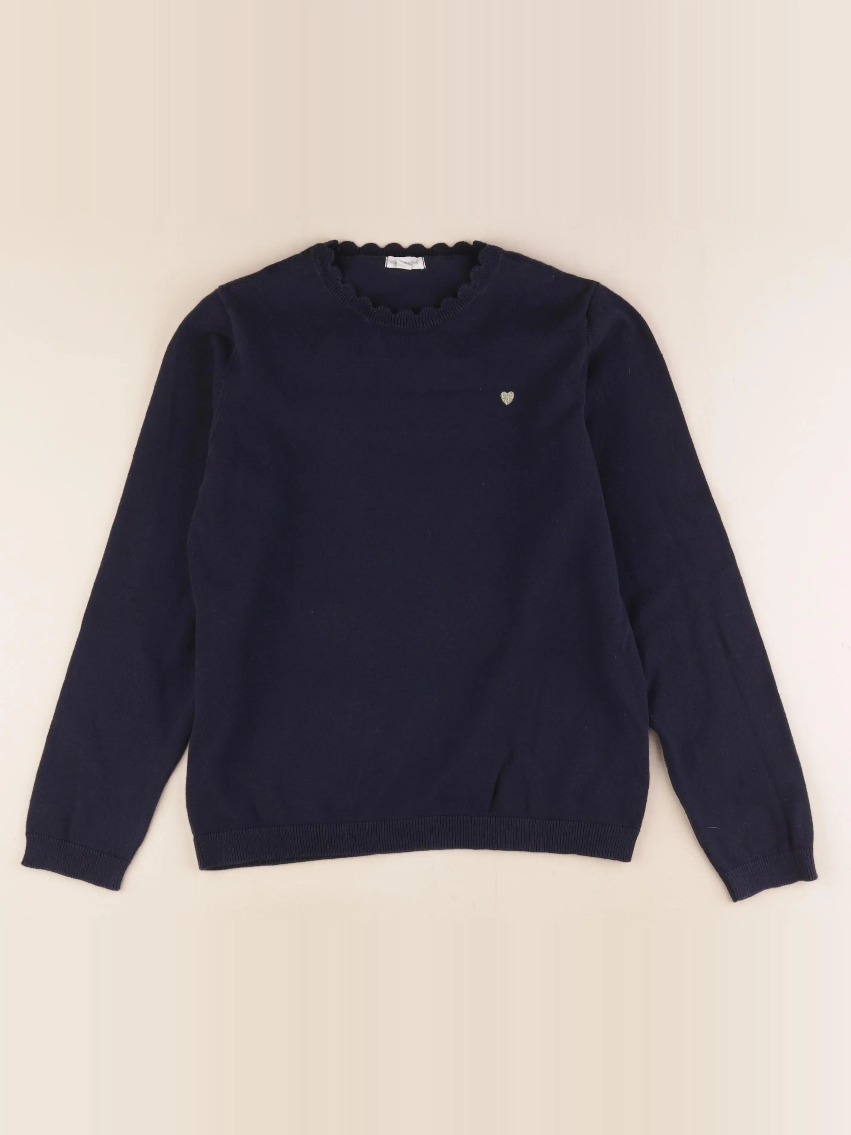 Vertbaudet - pull bleu - 14 ans