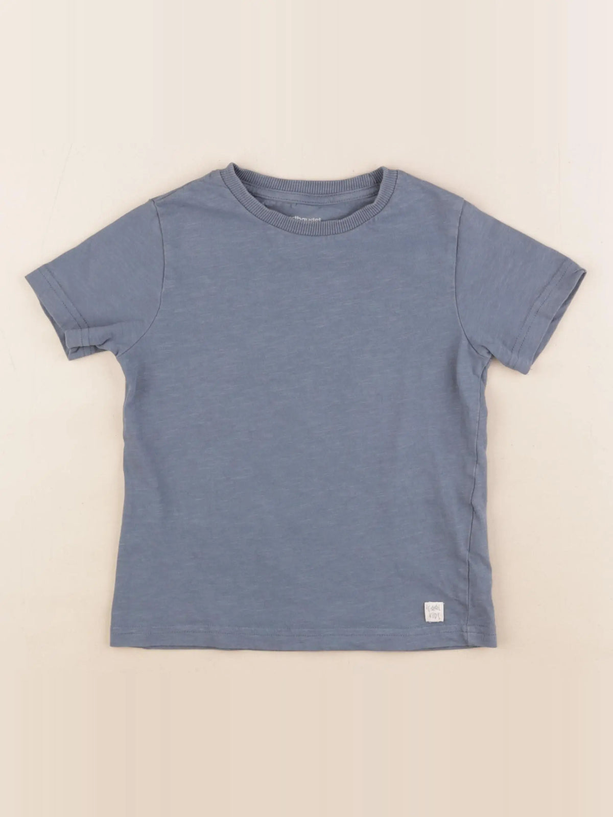 Vertbaudet - tee-shirt bleu - 5 ans