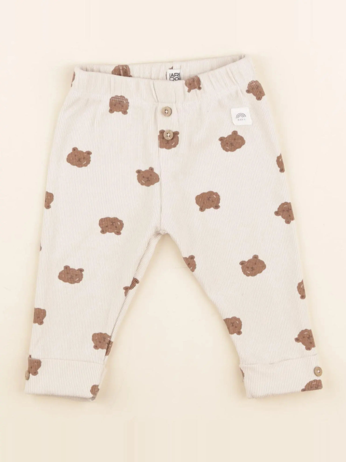 La Redoute - legging beige - 6 mois