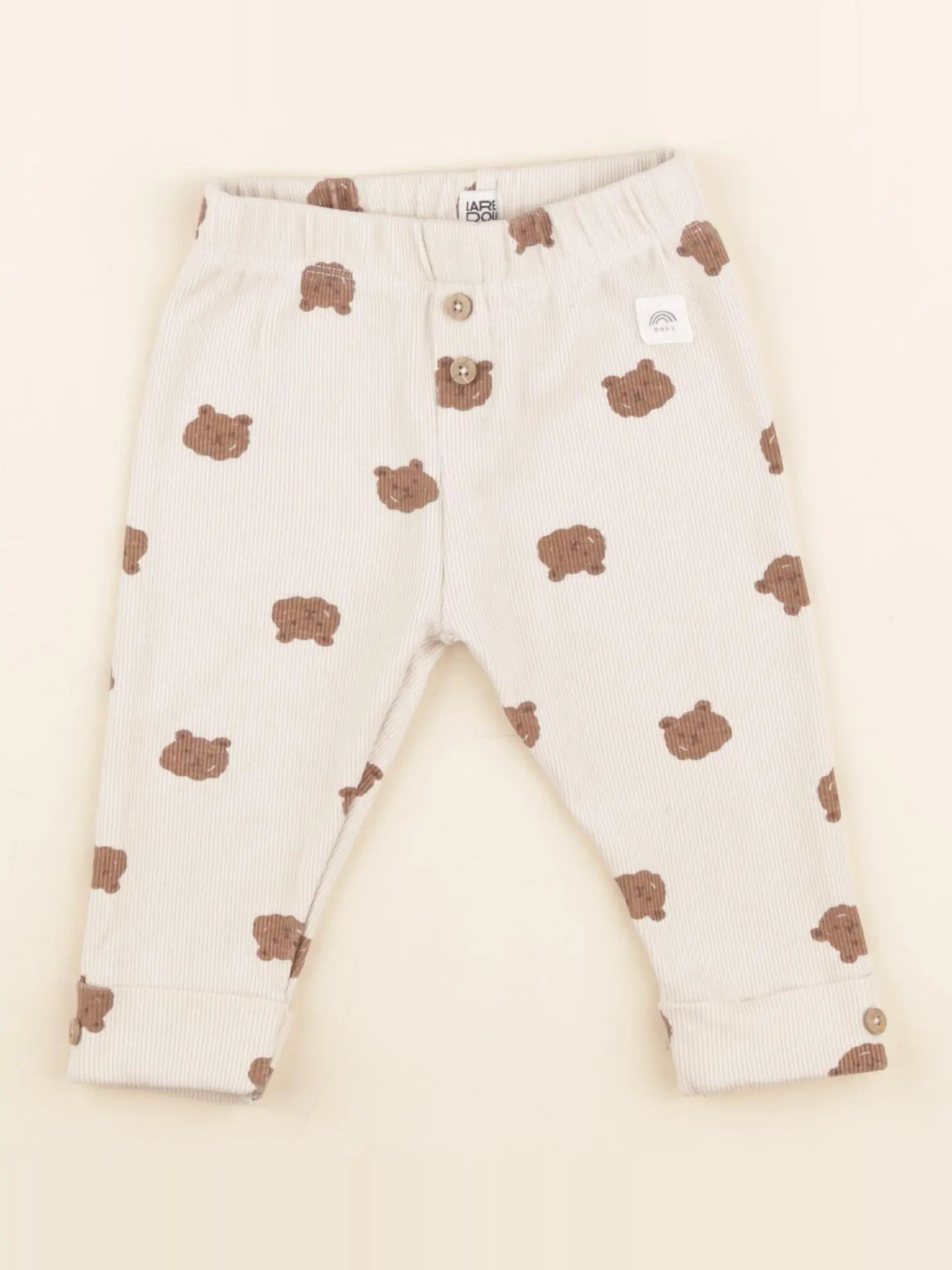 La Redoute - legging beige - 6 mois