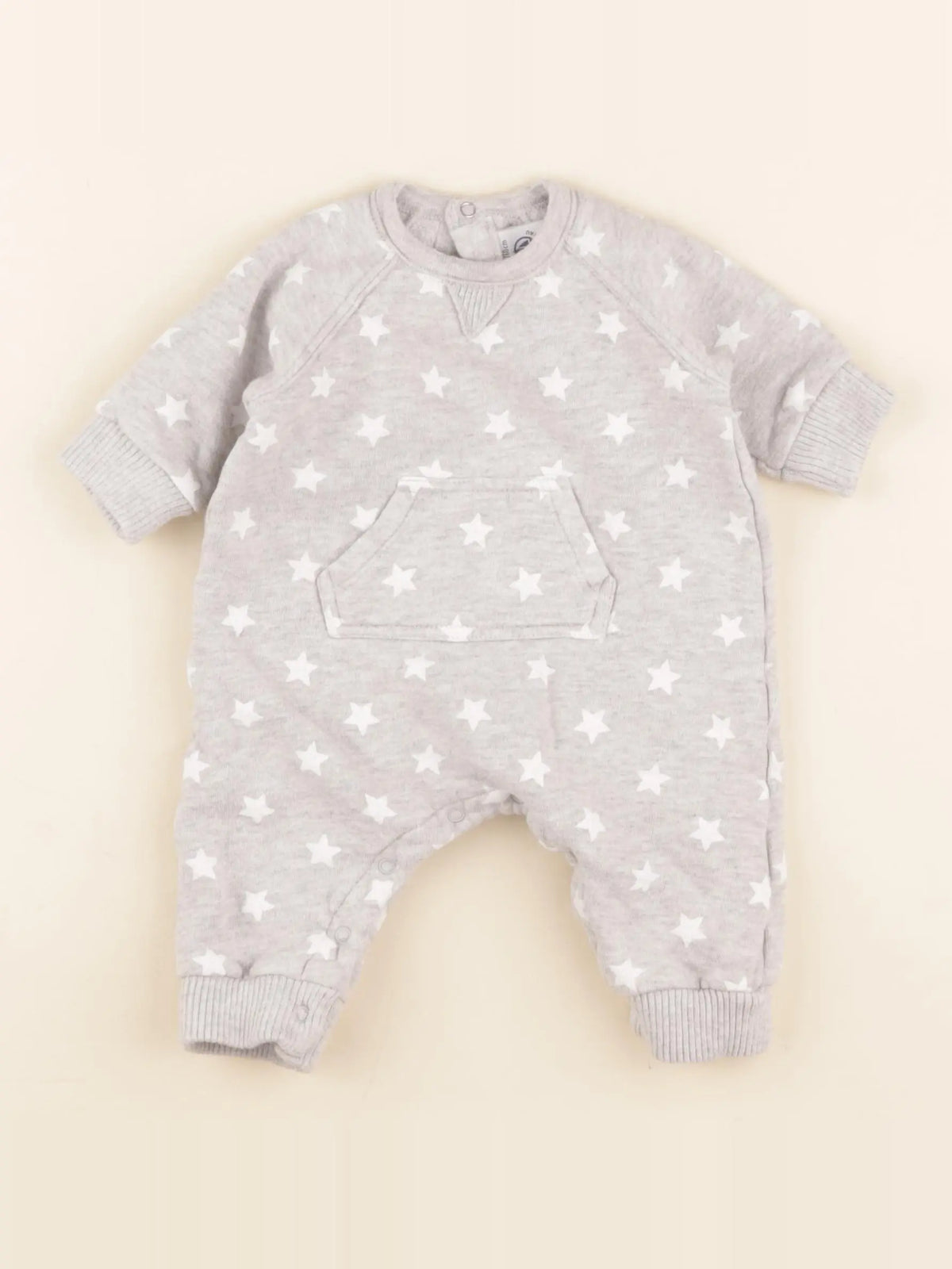 Petit Bateau - combinaison gris - 3 mois