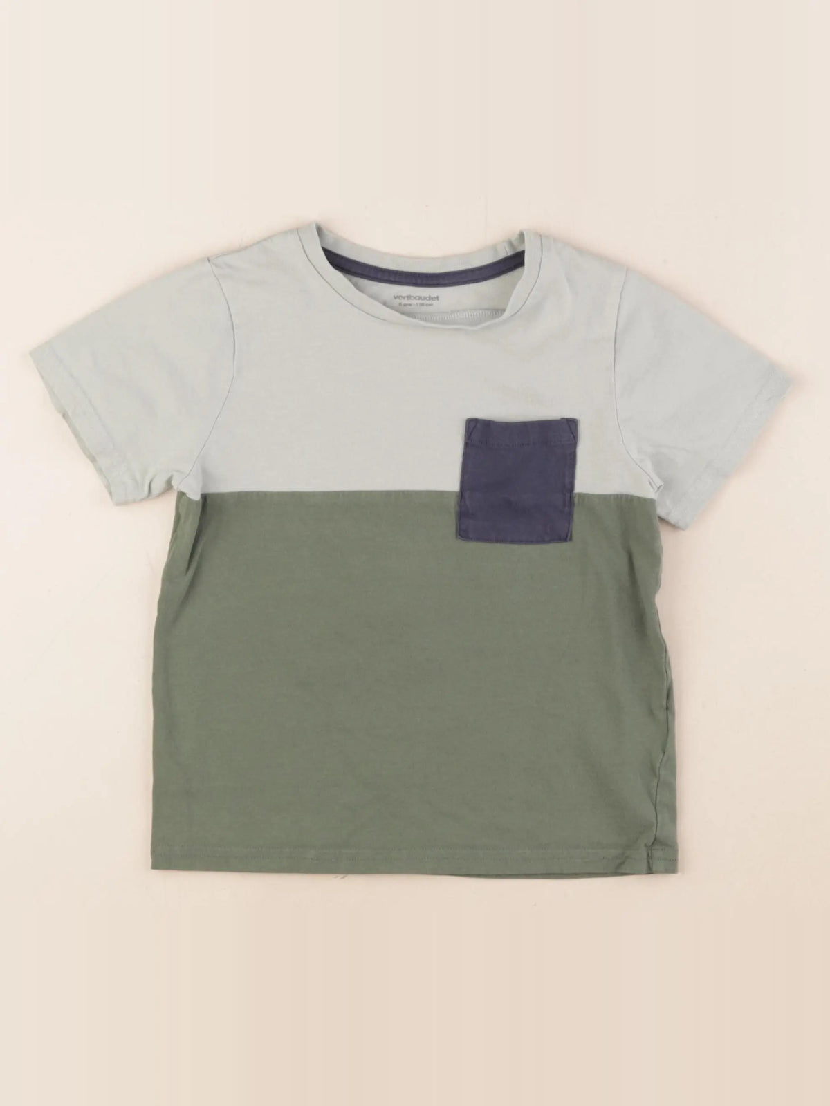 Vertbaudet - tee-shirt vert - 6 ans