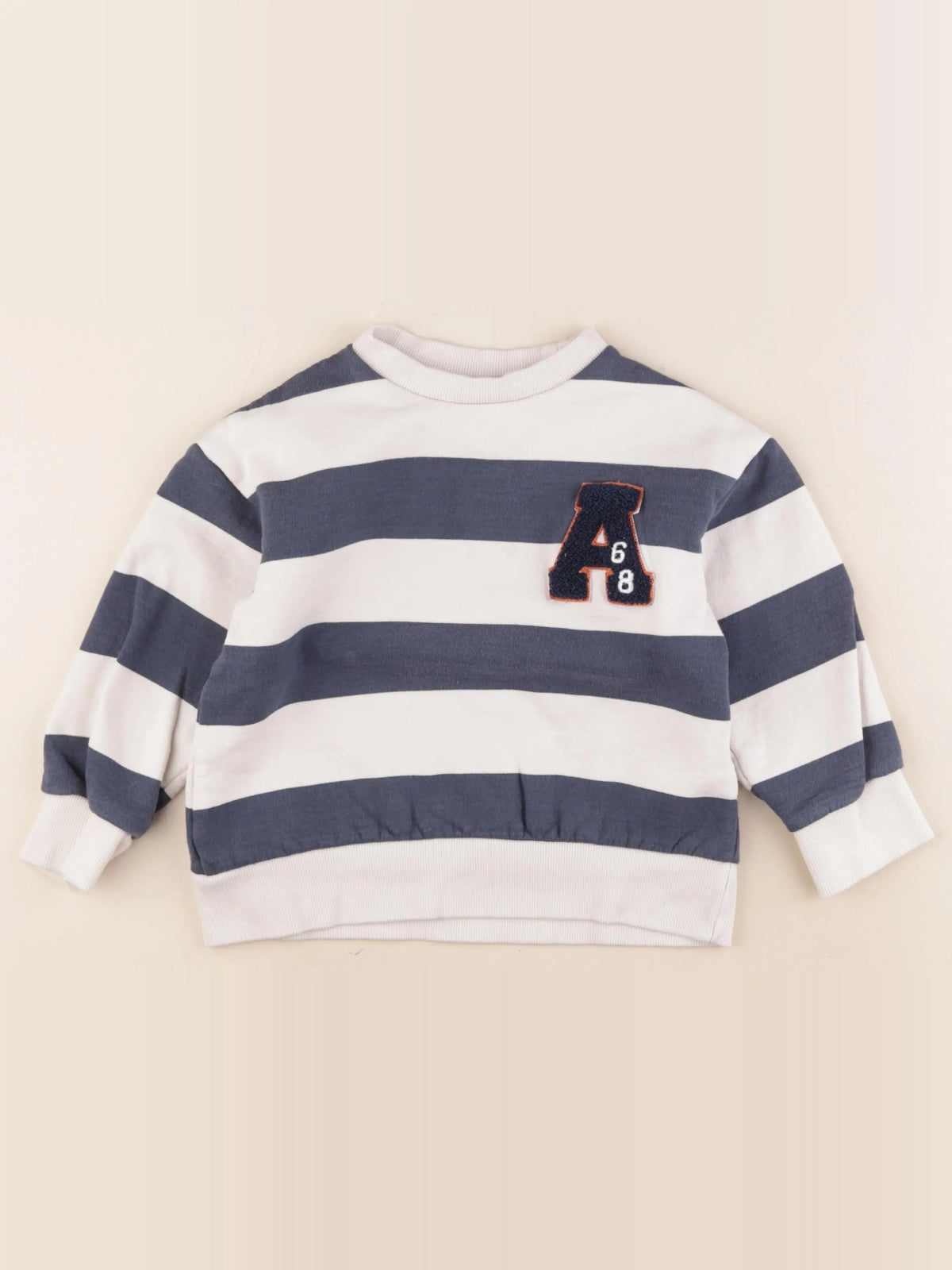 Vertbaudet - sweat bleu - 6 ans