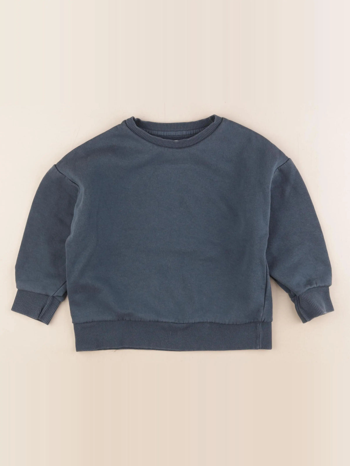 Vertbaudet - sweat bleu, vert - 6 ans