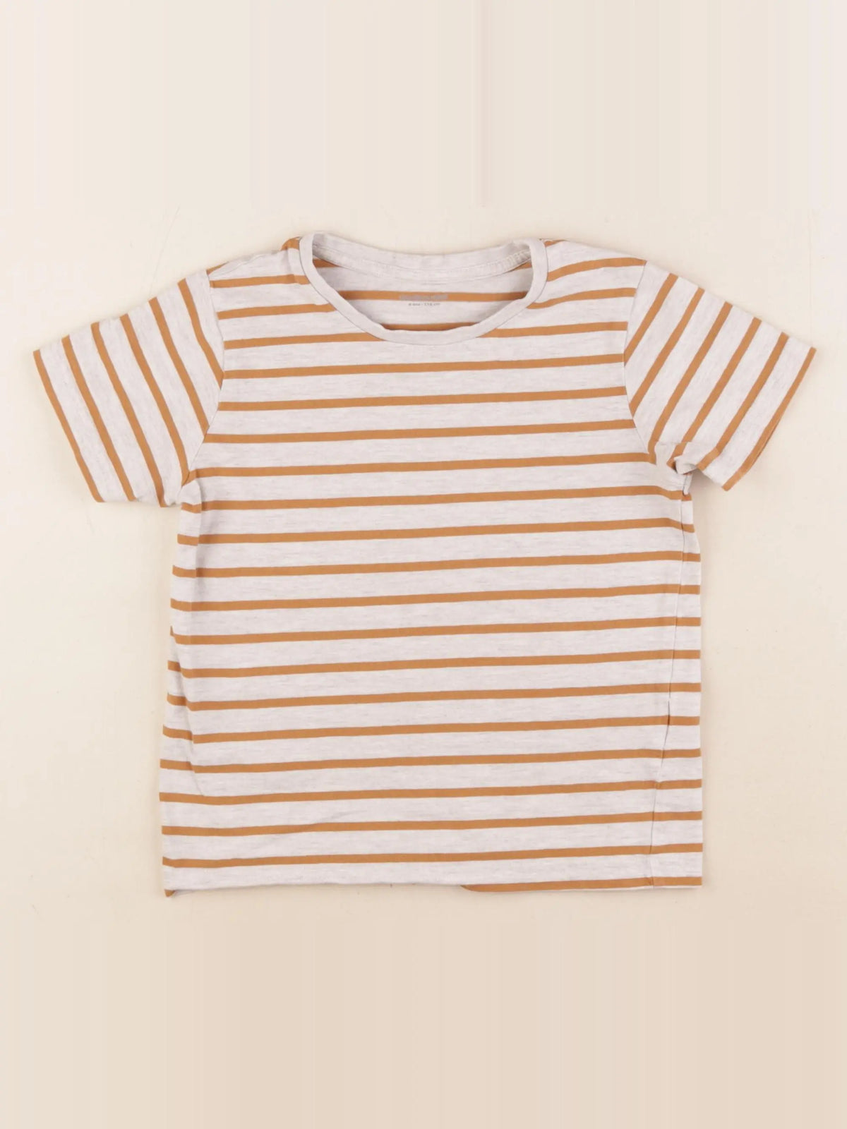 Vertbaudet - tee-shirt marron - 6 ans