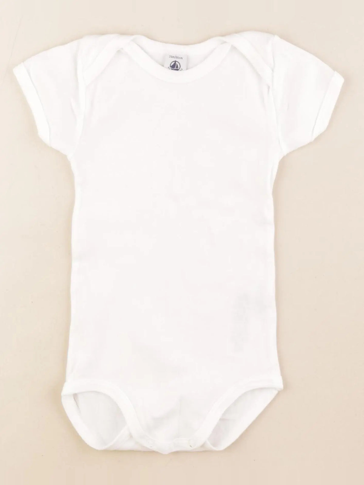 Petit Bateau - body blanc - 24 mois