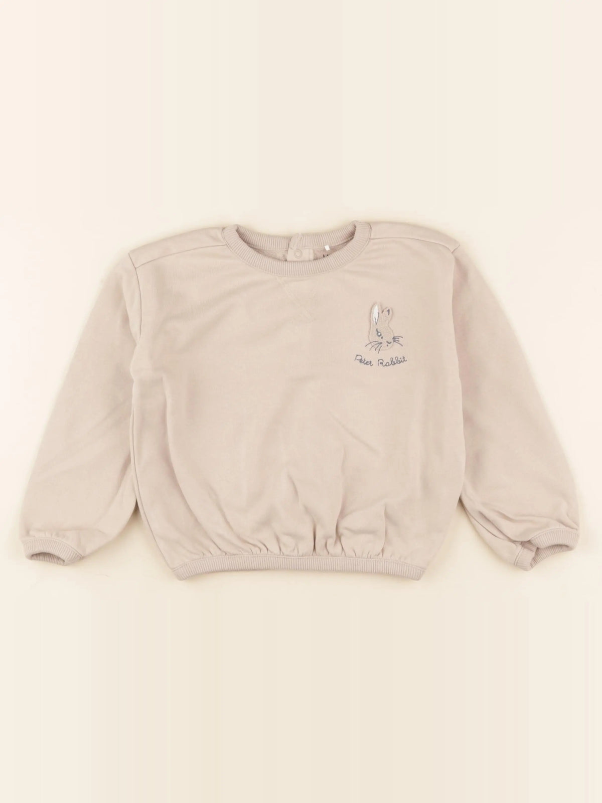 Marks & Spencer  - sweat beige - 2/3 ans