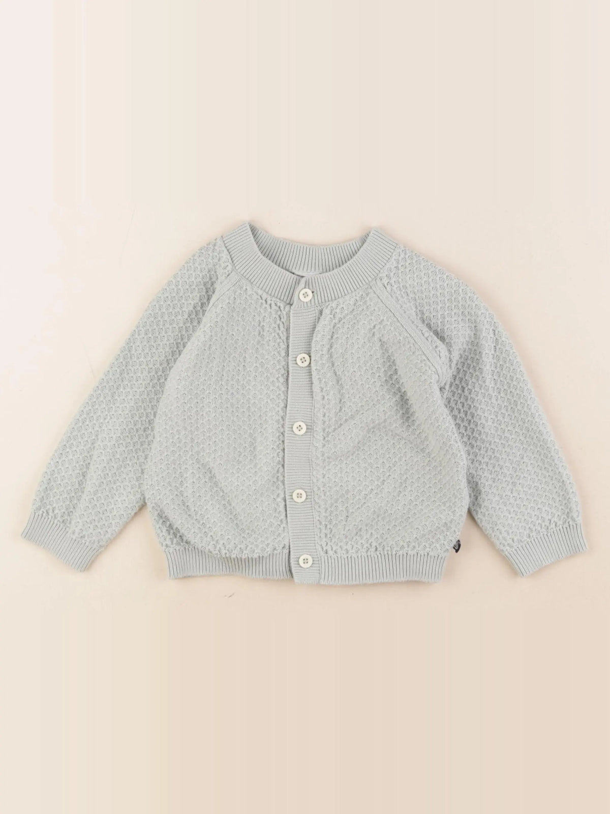 Petit Bateau - gilet vert - 18 mois