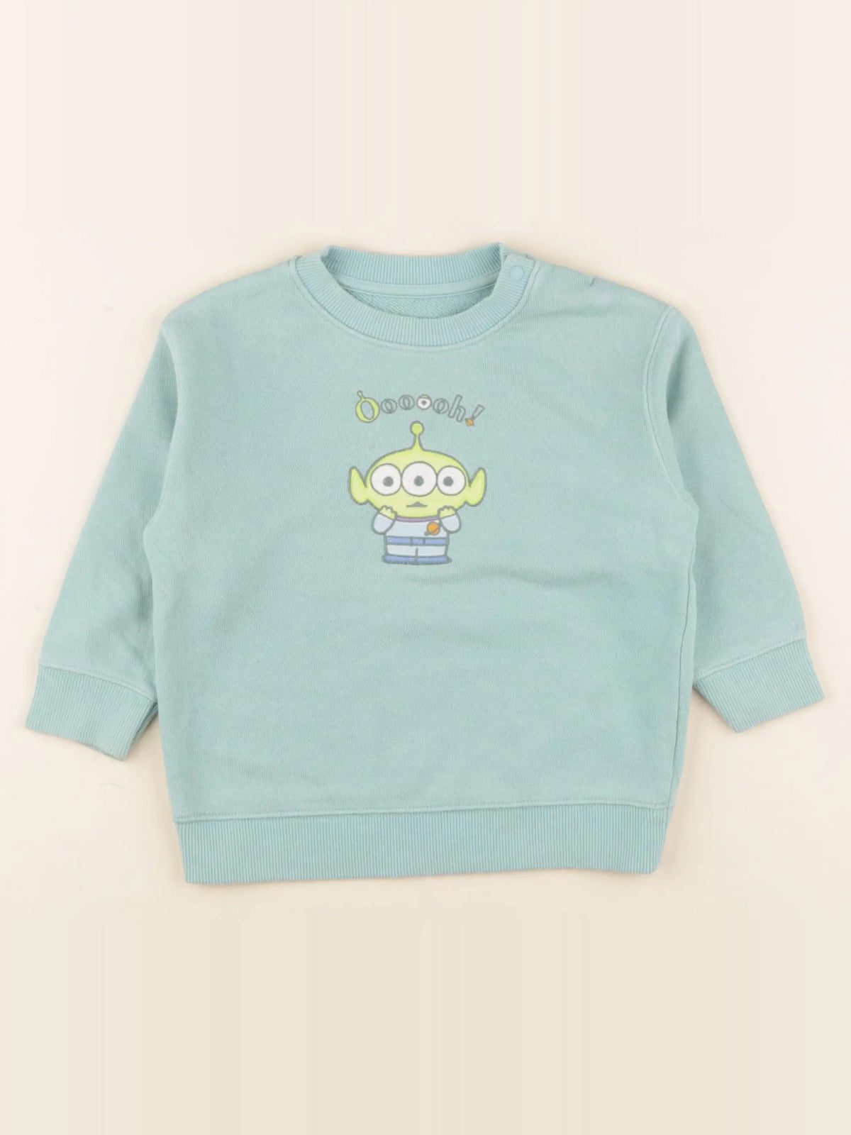 Uniqlo - sweat vert - 18/24 mois