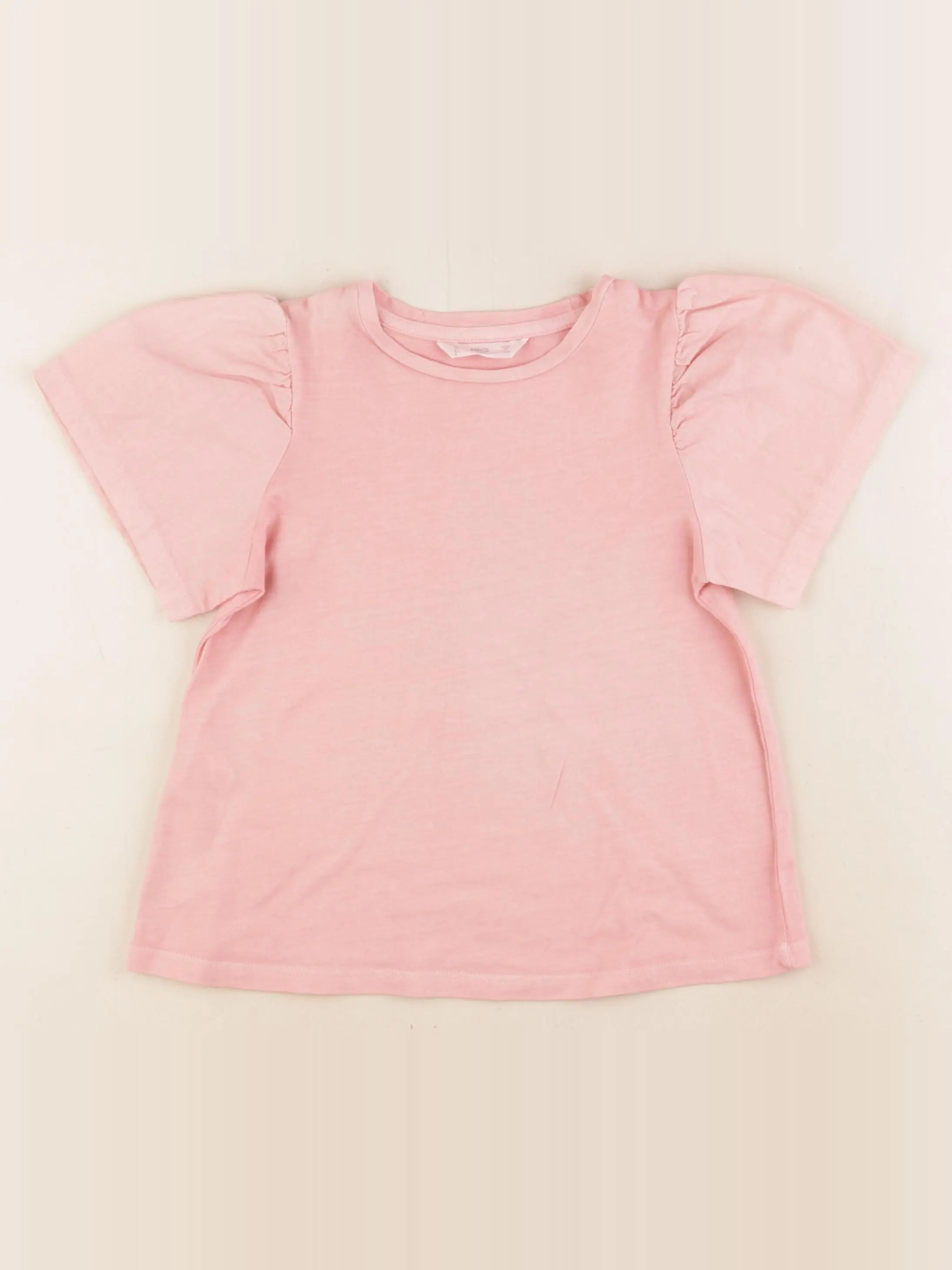 Mango - tee-shirt rose - 4/5 ans