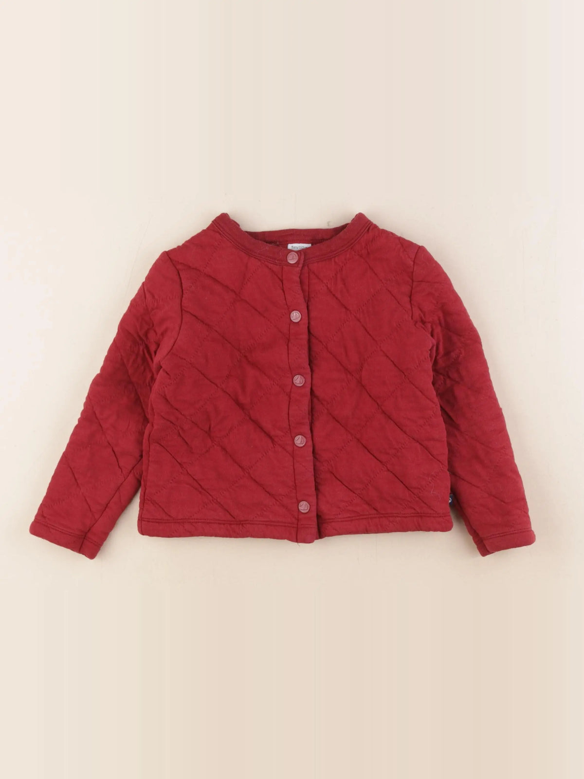 Petit Bateau - sweat rouge - 5 ans