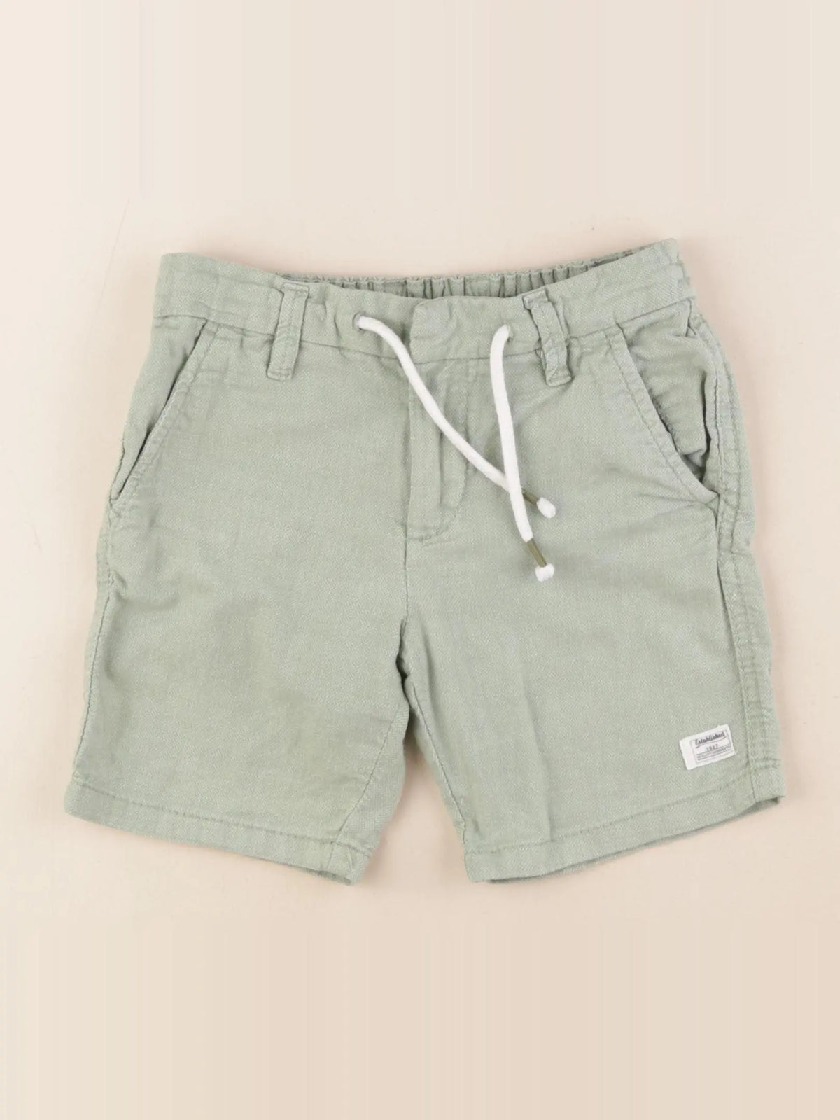 H&M - short vert - 3/4 ans