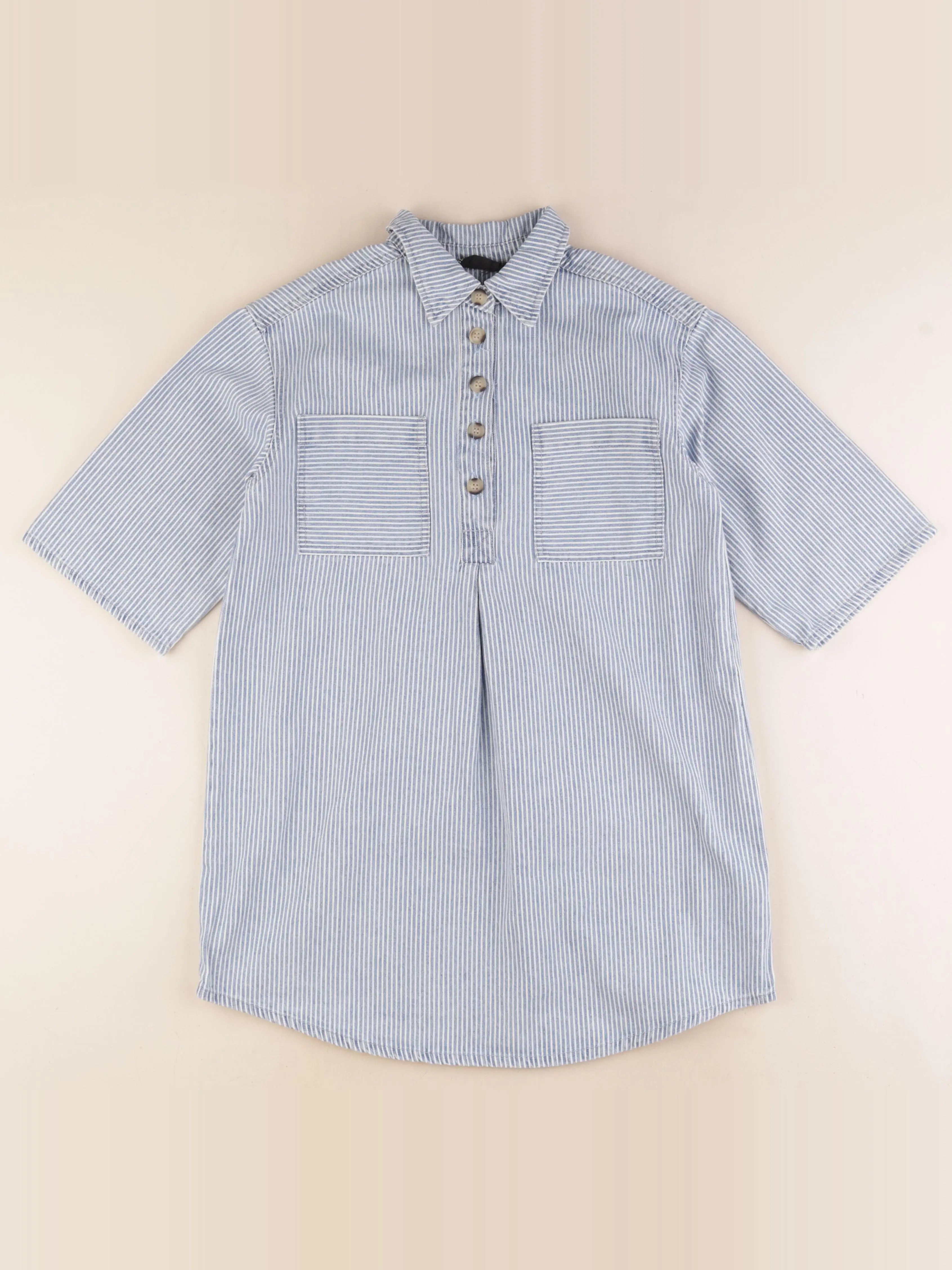 Monoprix - robe bleu - 12 ans