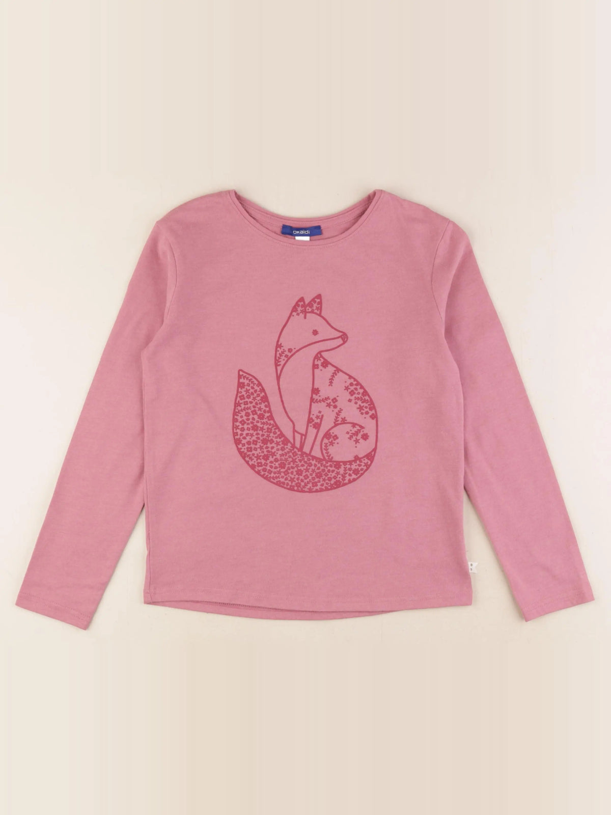 Okaidi - tee-shirt rose - 8 ans