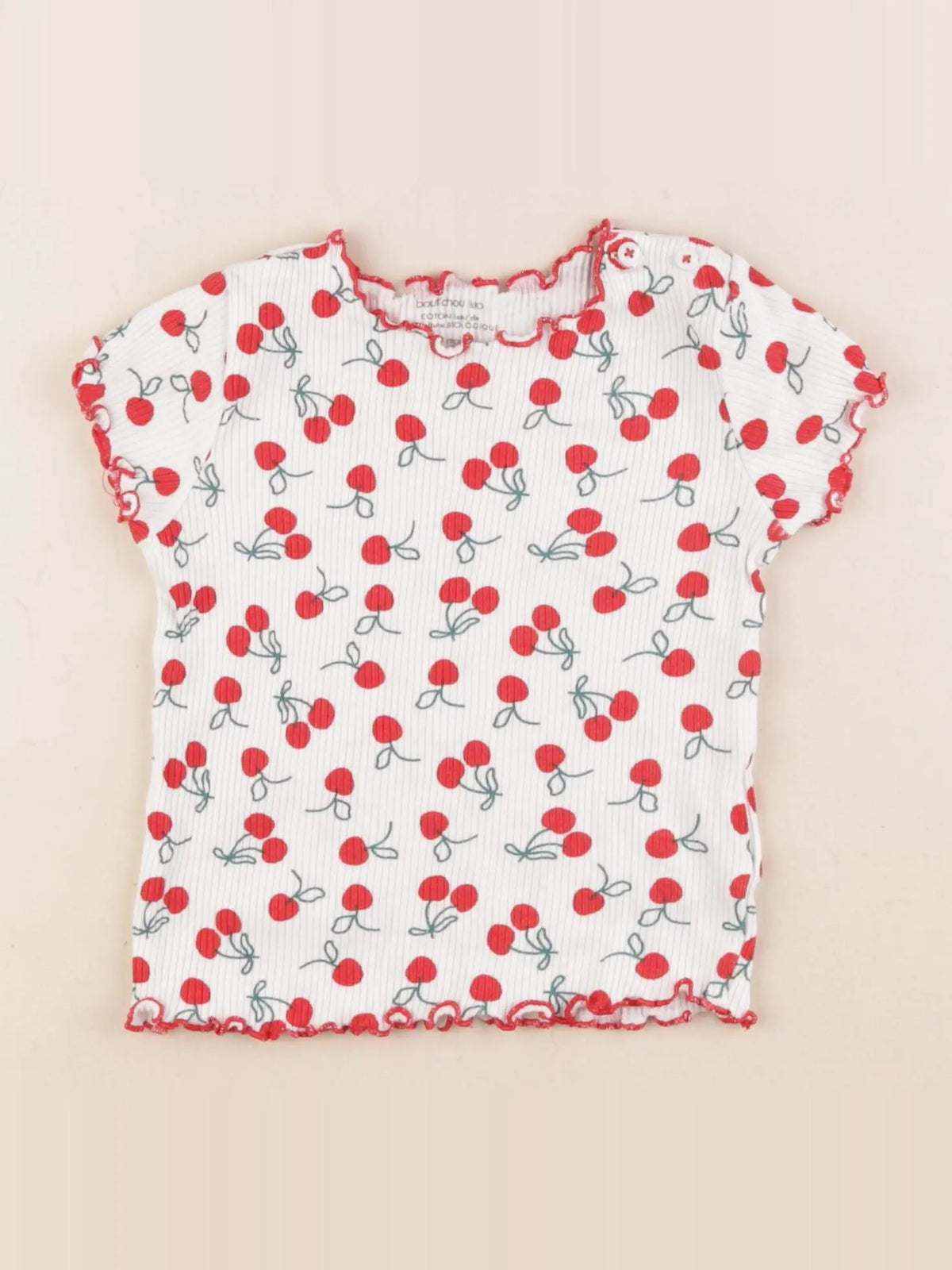 Boutchou - tee-shirt rouge - 24 mois