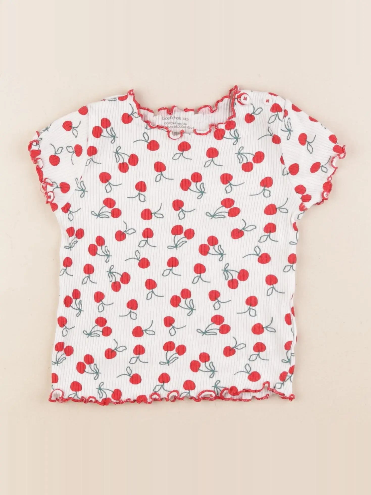 Boutchou - tee-shirt rouge - 24 mois