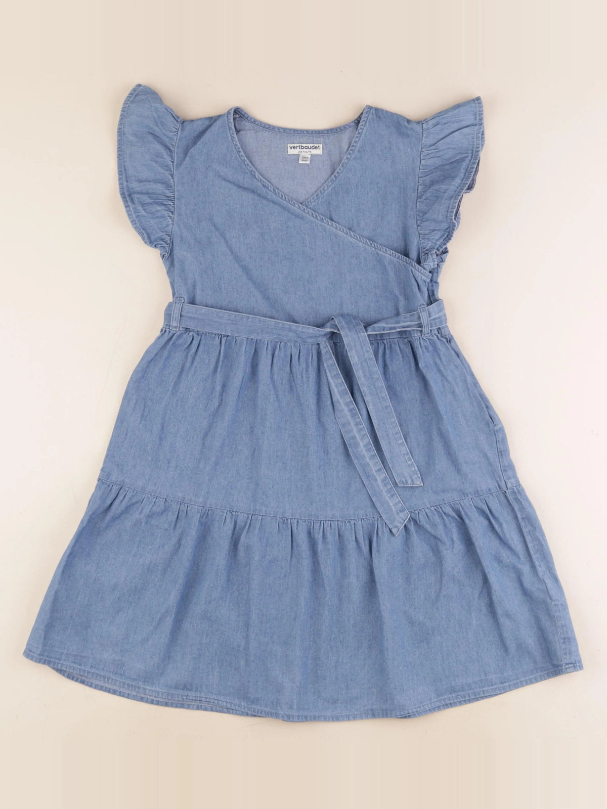 Vertbaudet - robe bleu - 9 ans