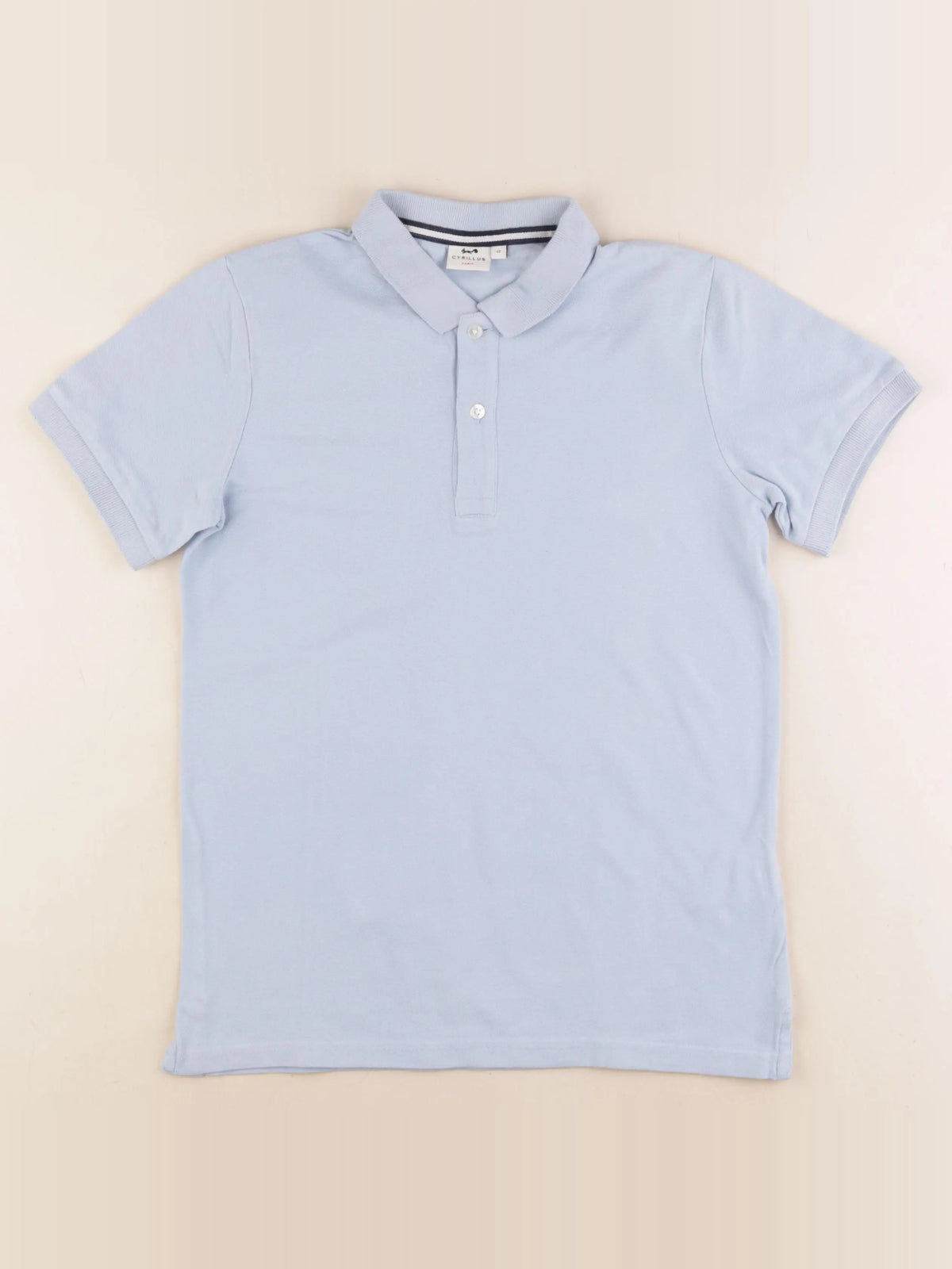 Cyrillus - polo bleu - 12 ans