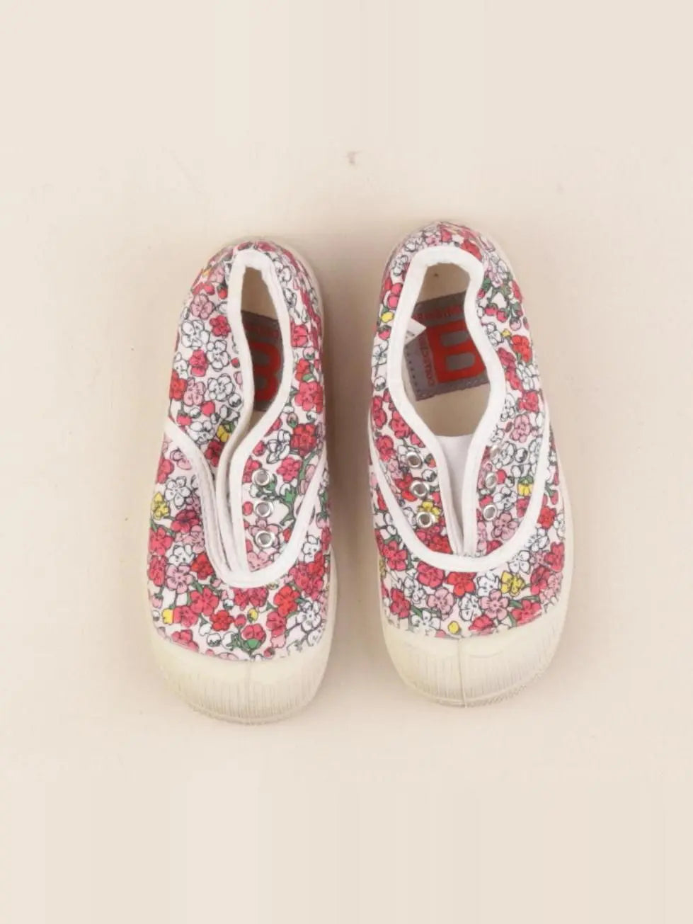 Bensimon - tennis élastiqué multicolore - pointure 25
