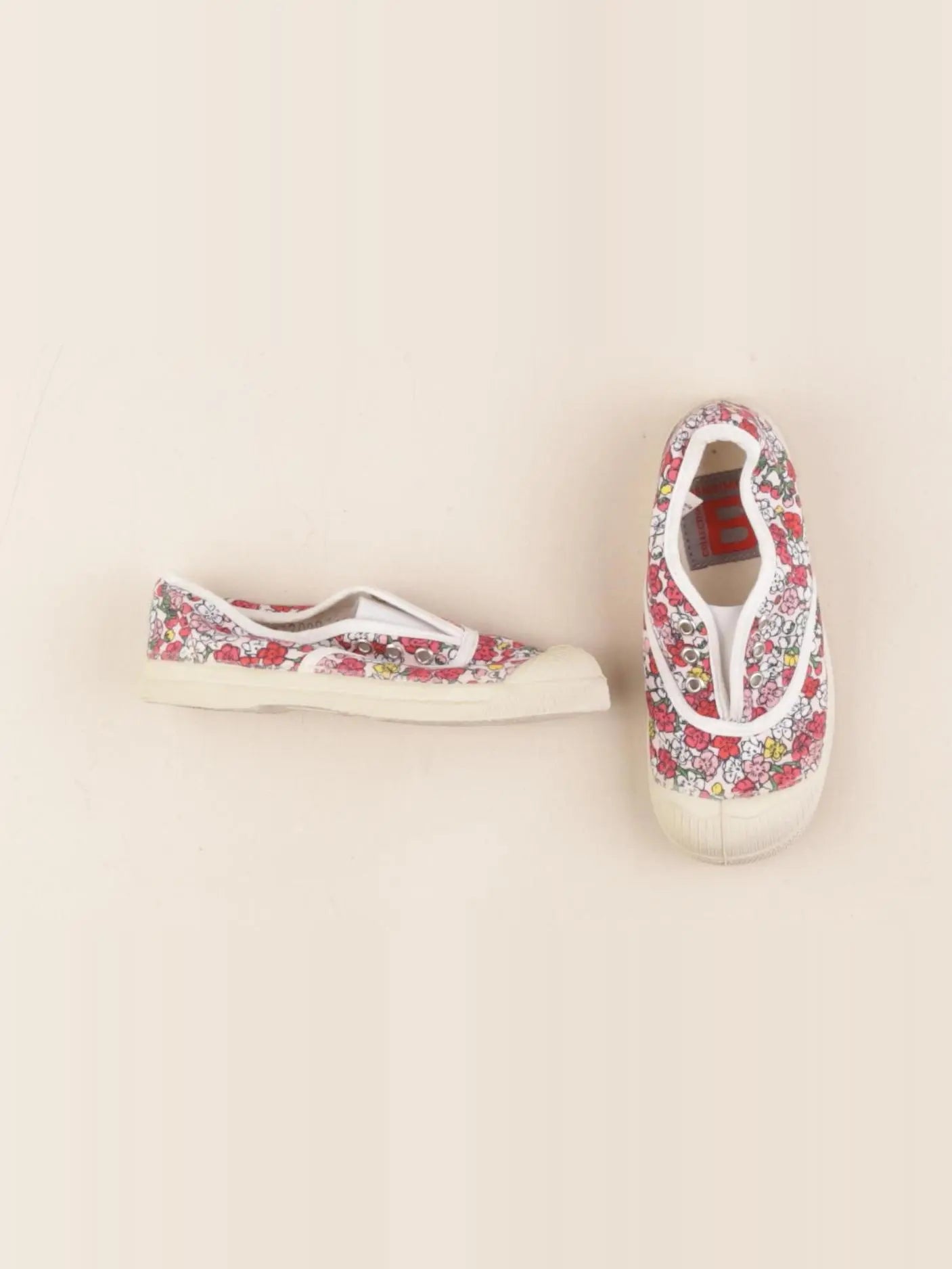 Bensimon - tennis élastiqué multicolore - pointure 25