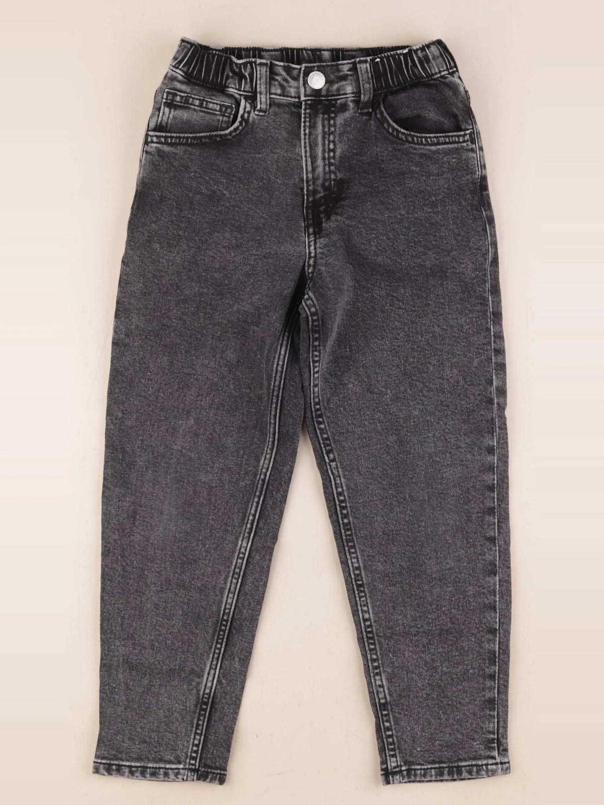 H&M - jean noir - 6/7 ans