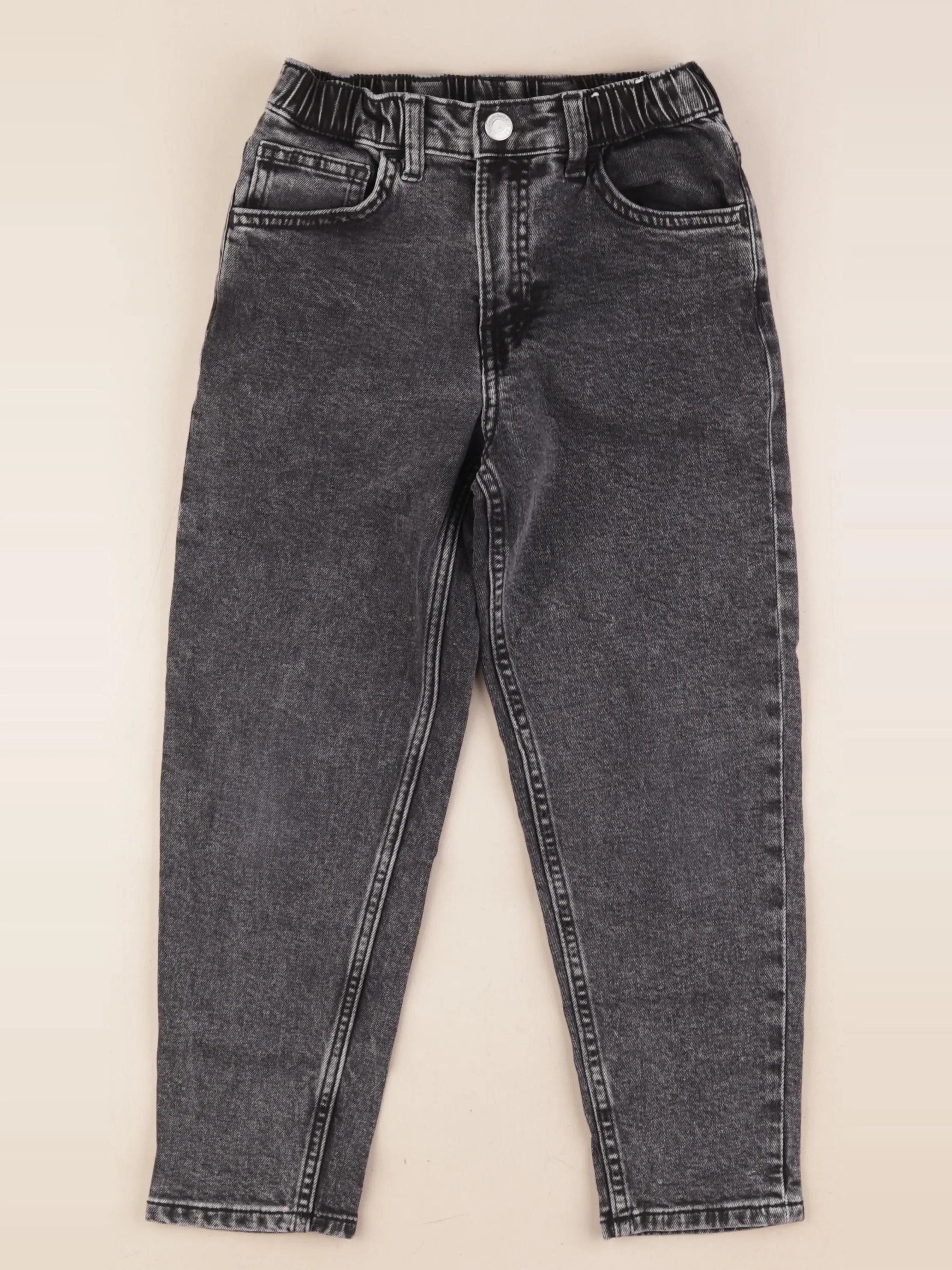 H&M - jean noir - 6/7 ans