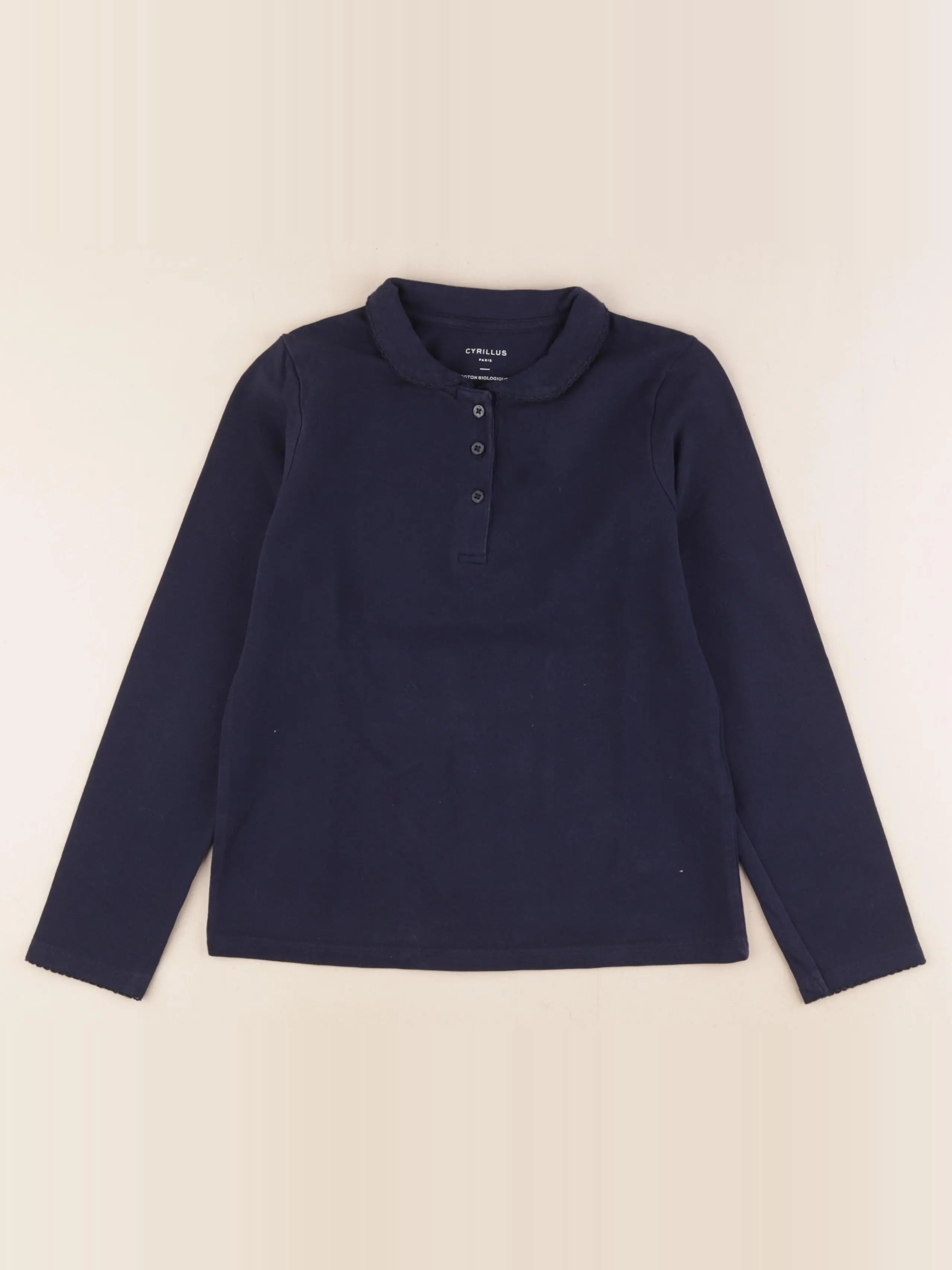 Cyrillus - tee-shirt bleu - 10 ans