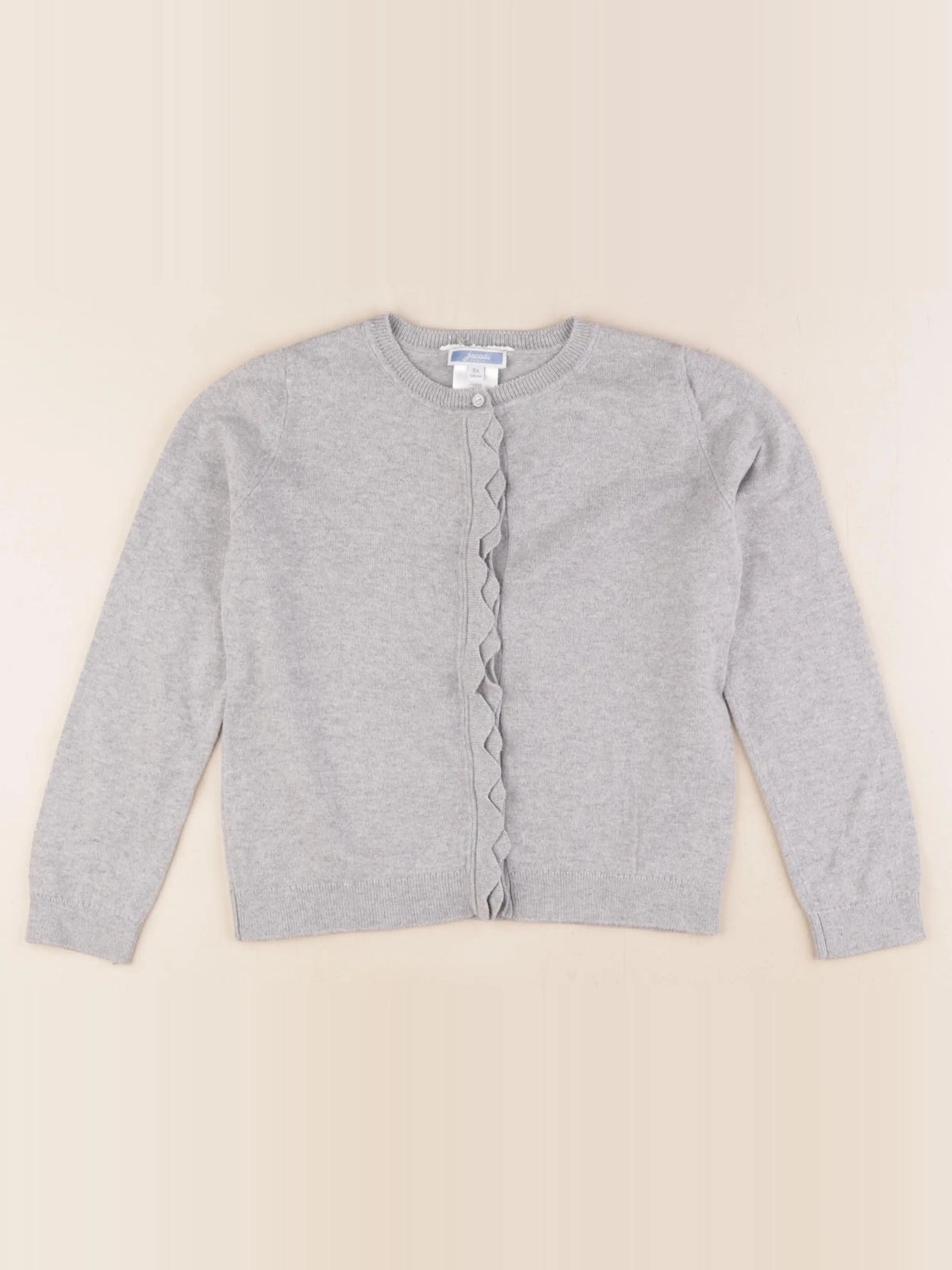 Jacadi - gilet gris - 8 ans